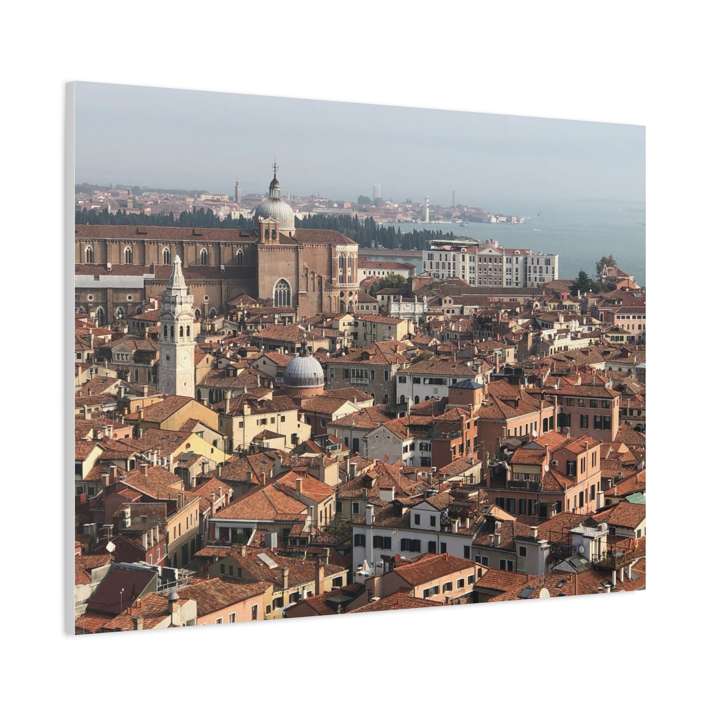 Venetian Cityscape Matte Canvas Print