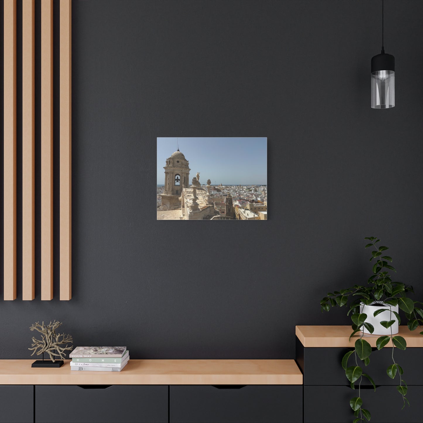 Cádiz Skyline in Andalusia, Spain Matte Canvas Print