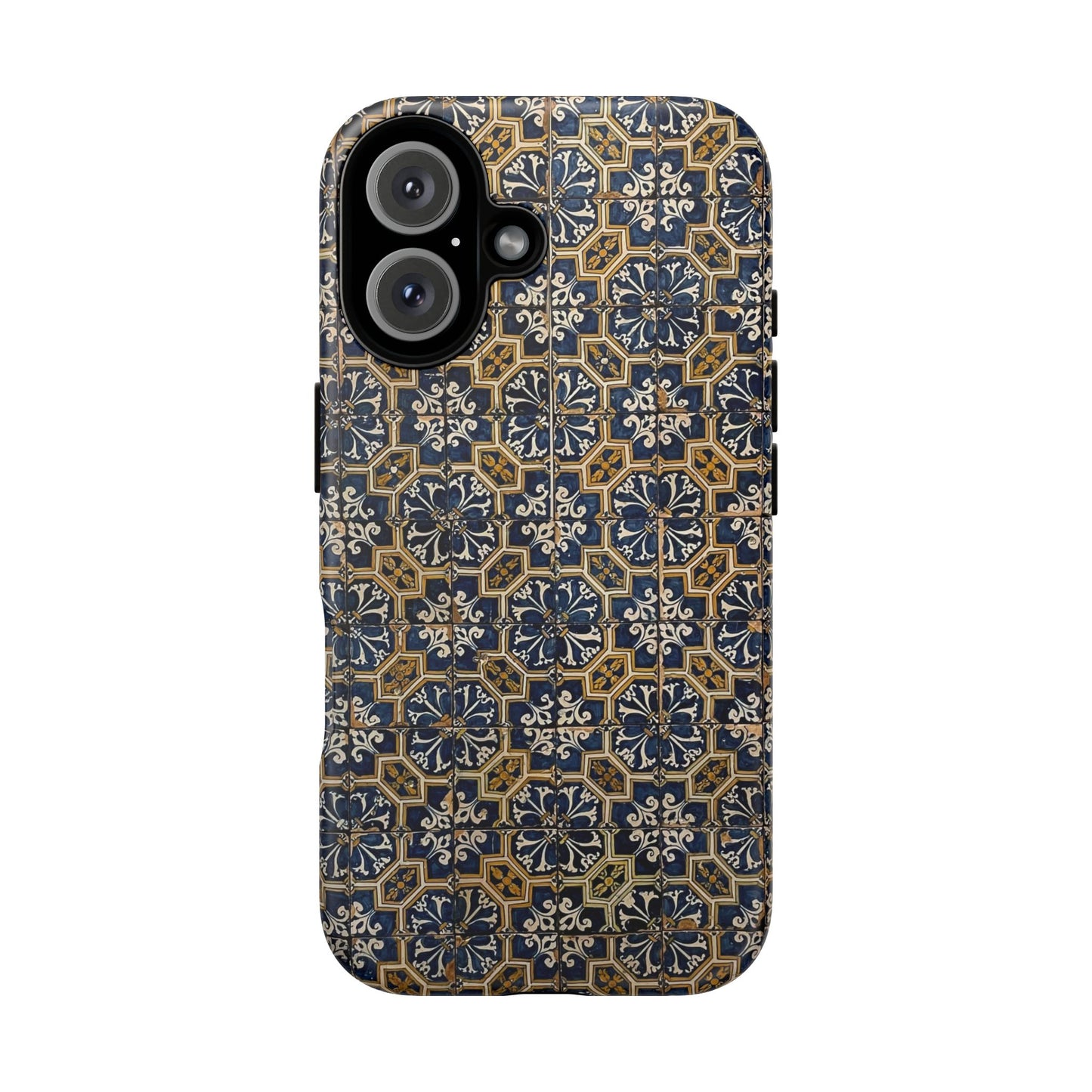 Portuguese Blue and Yellow Azulejo iPhone Case