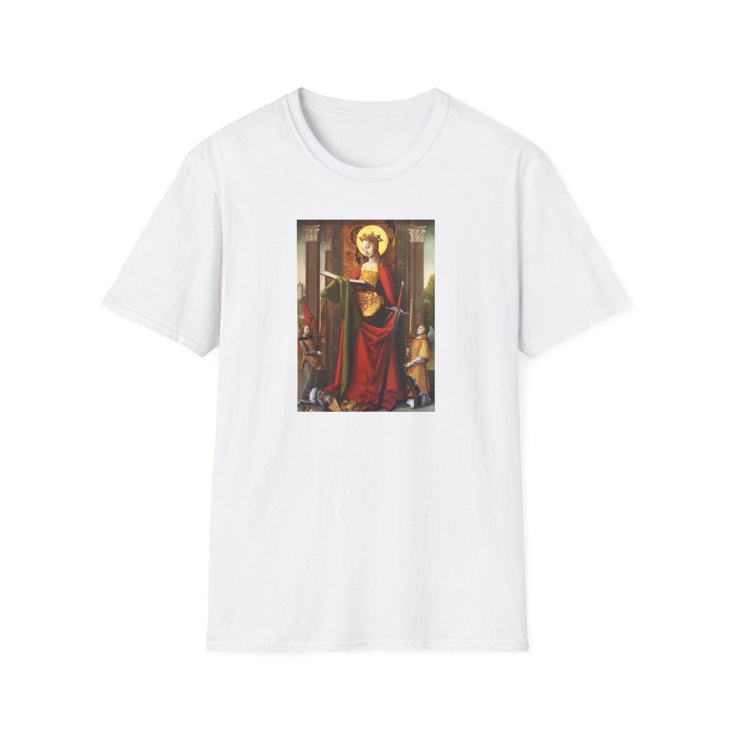 Claude Guinet's Saint Catherine of Alexandria Crewneck T-Shirt