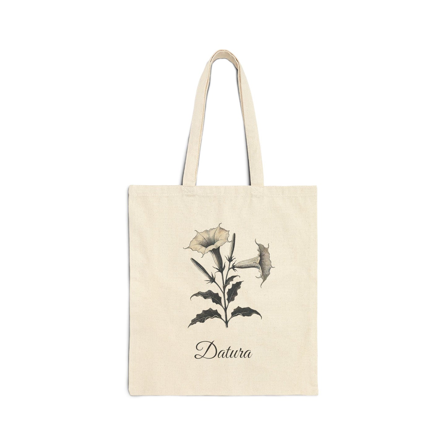 Jimson Weed (Datura stramonium) Canvas Tote Bag