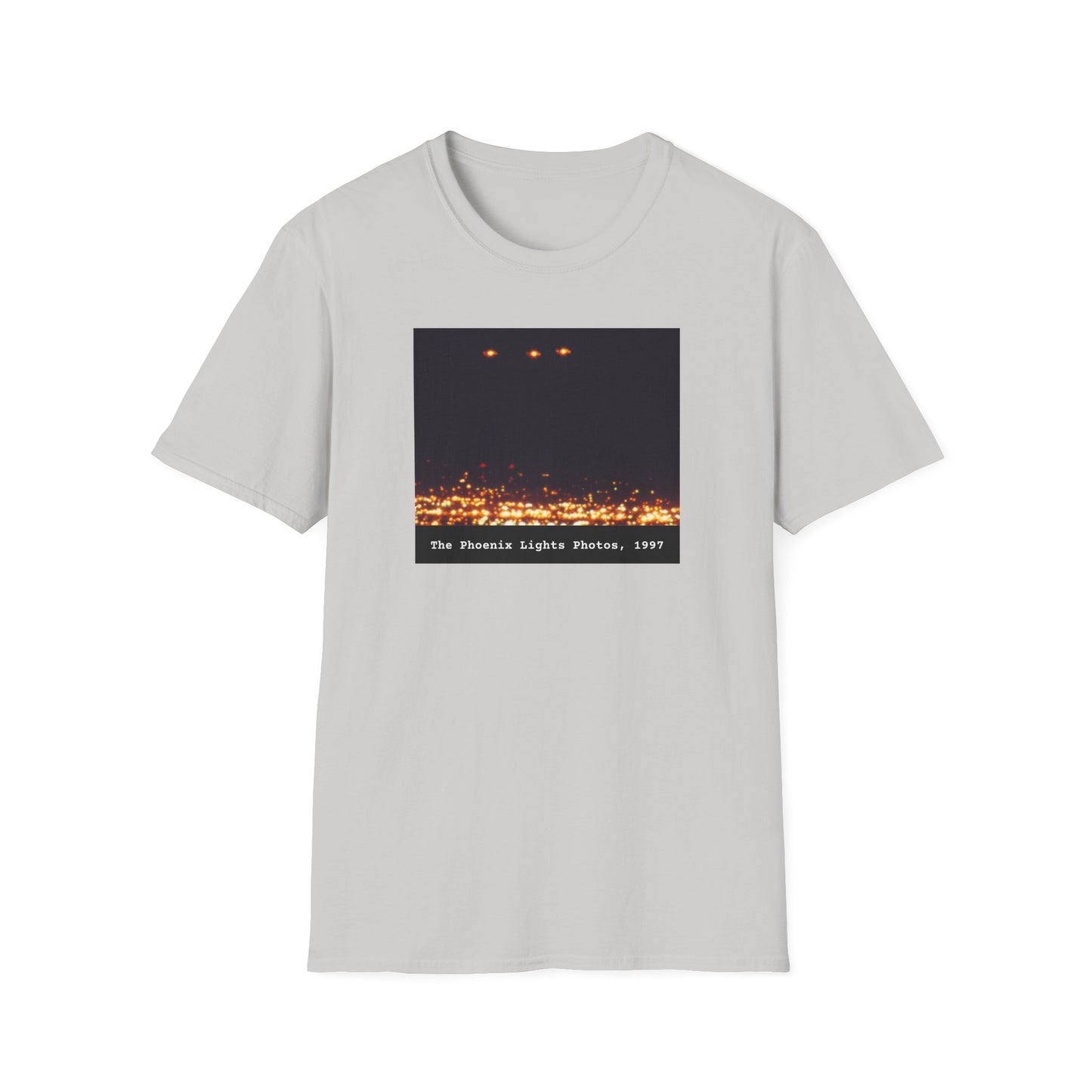 The Phoenix Lights 1997 - Mysterious UFO Sighting T-Shirt, Unidentified Flying Object Shirt, Spaceship, Government Mystery