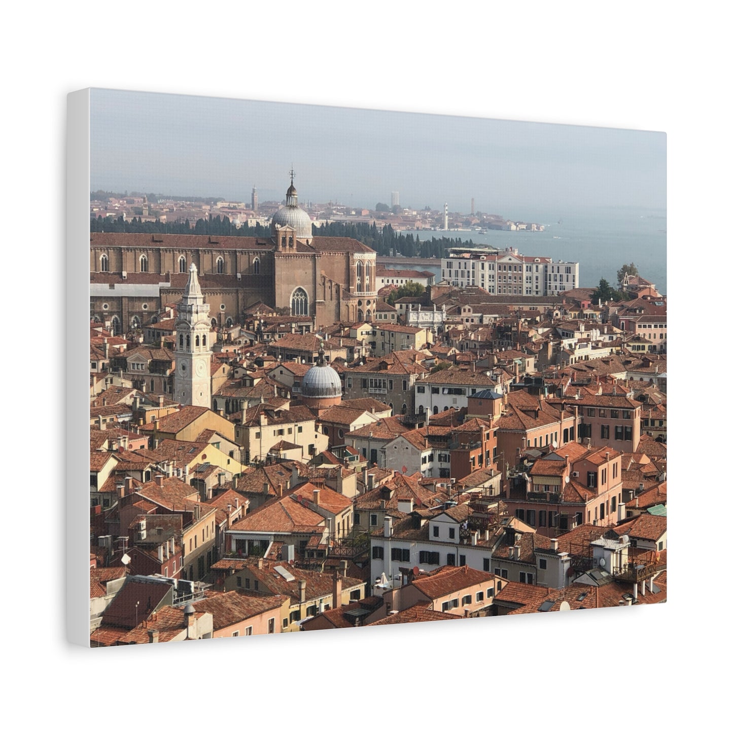 Venetian Cityscape Matte Canvas Print