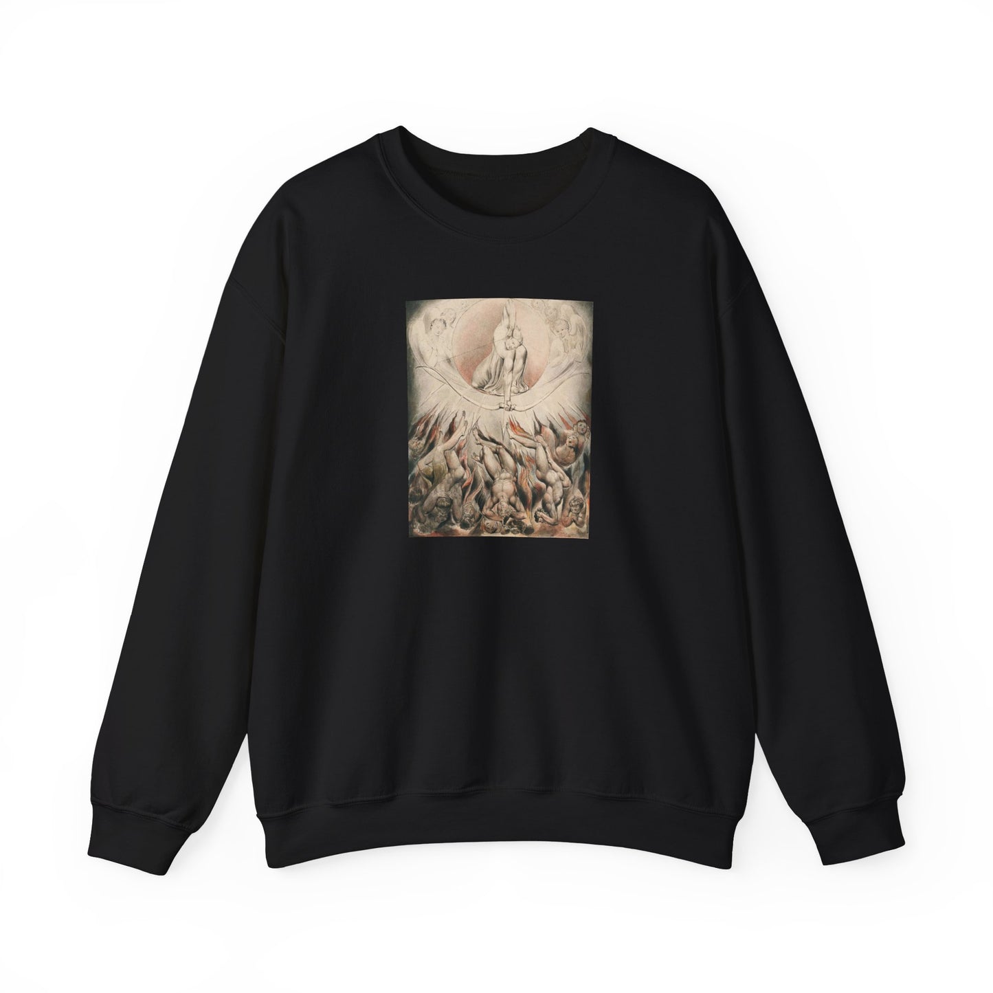 William Blake's Routing of the Fallen Angels Crewneck Sweatshirt