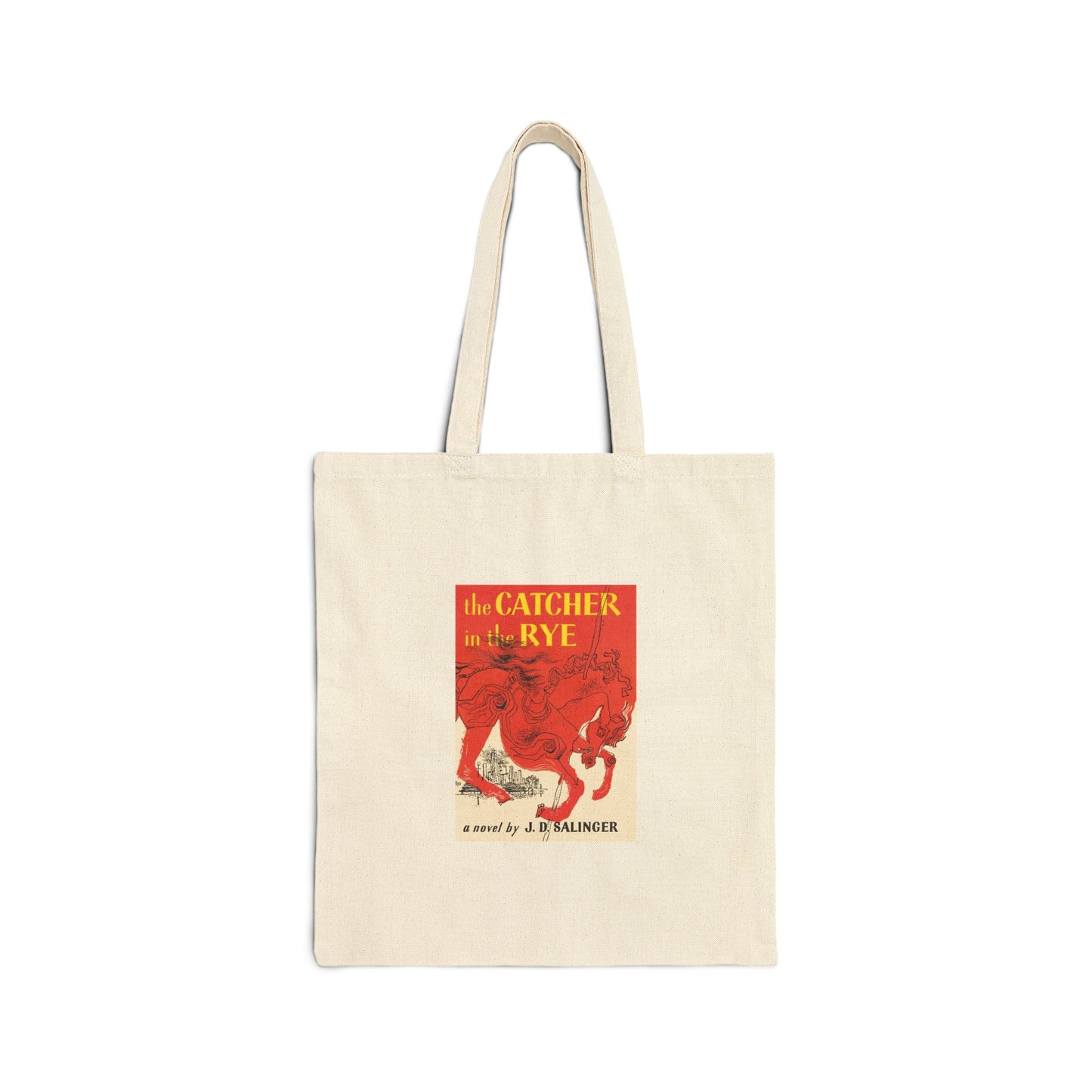 The Catcher in the Rye Classic Book Cover Tote Bag, Literary Bag, Classic Literature, Book Lover Bag