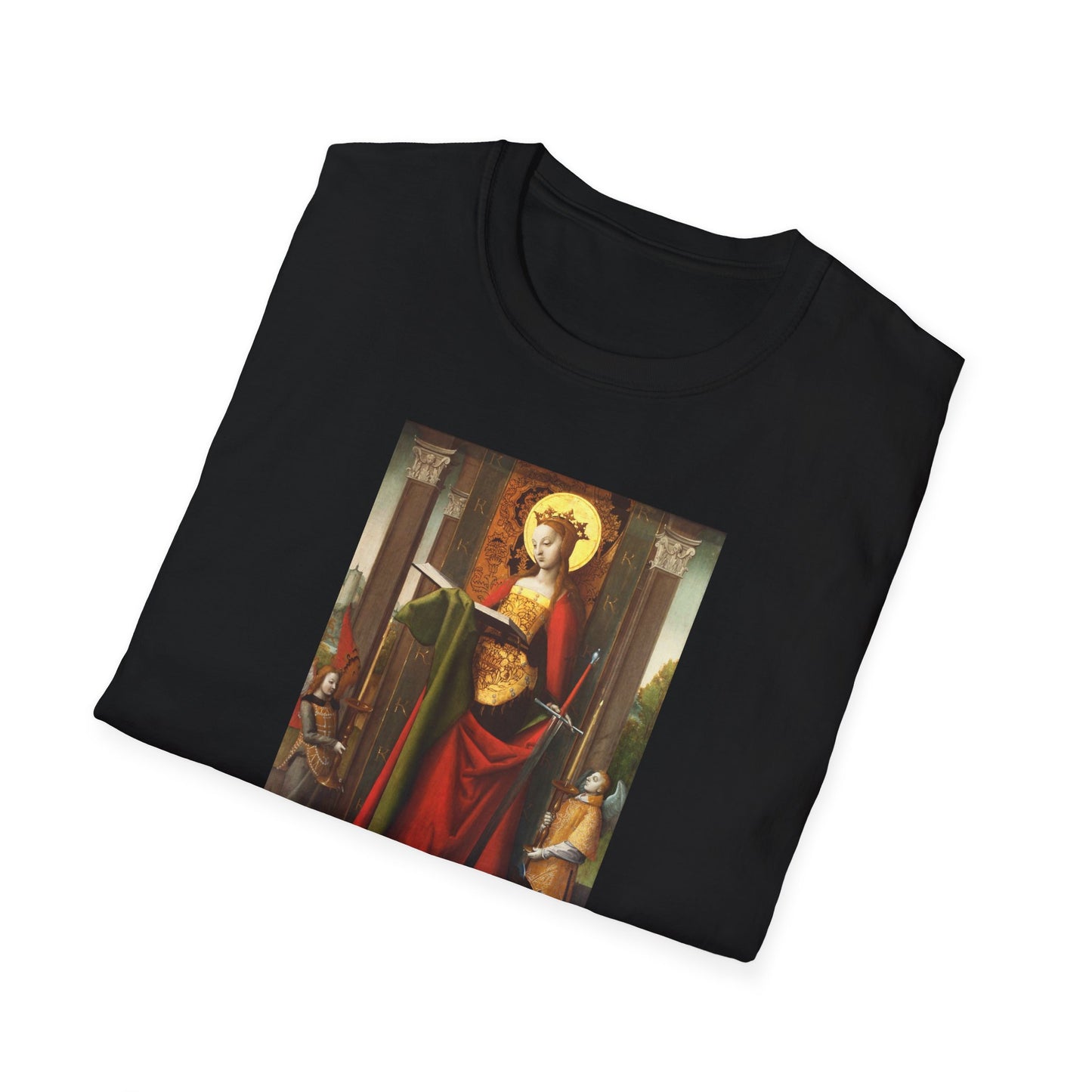 Claude Guinet's Saint Catherine of Alexandria Crewneck T-Shirt