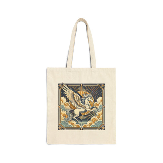 Pegasus Canvas Tote Bag