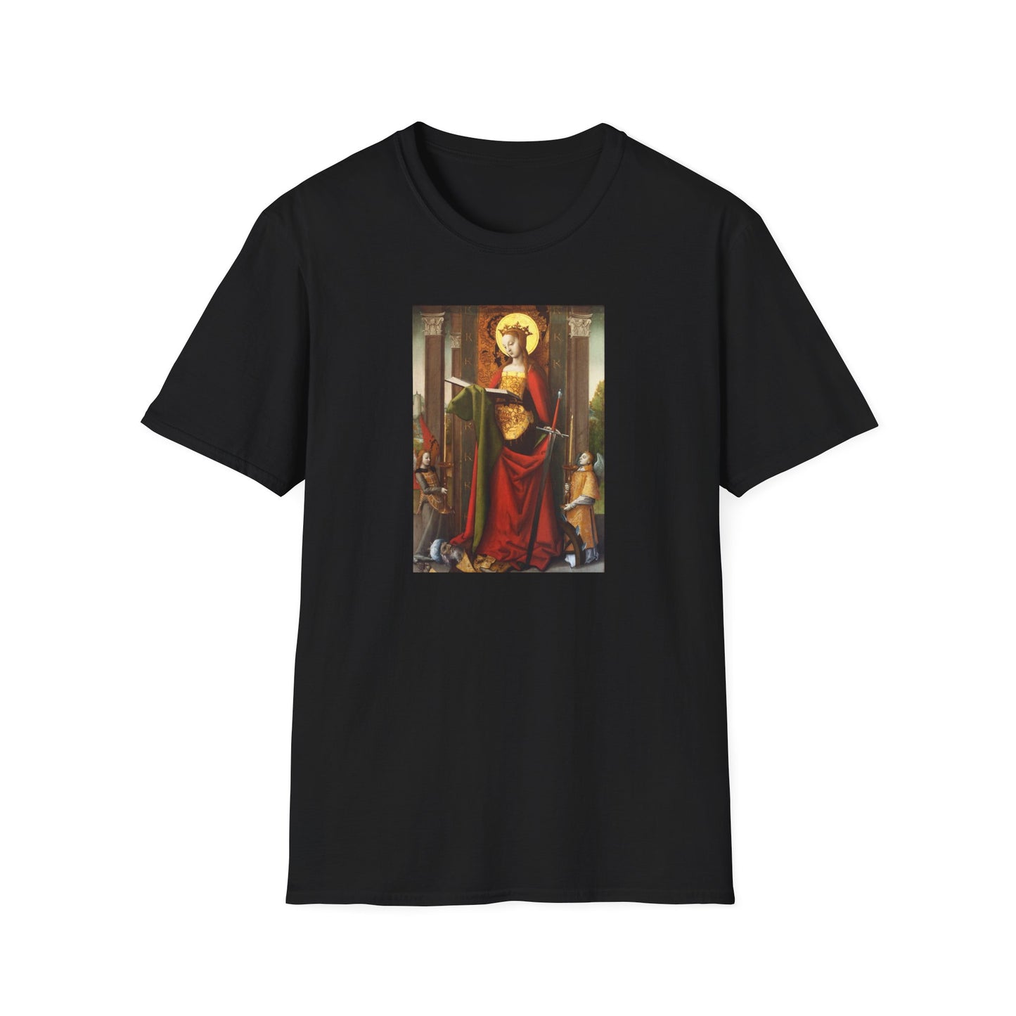 Claude Guinet's Saint Catherine of Alexandria Crewneck T-Shirt