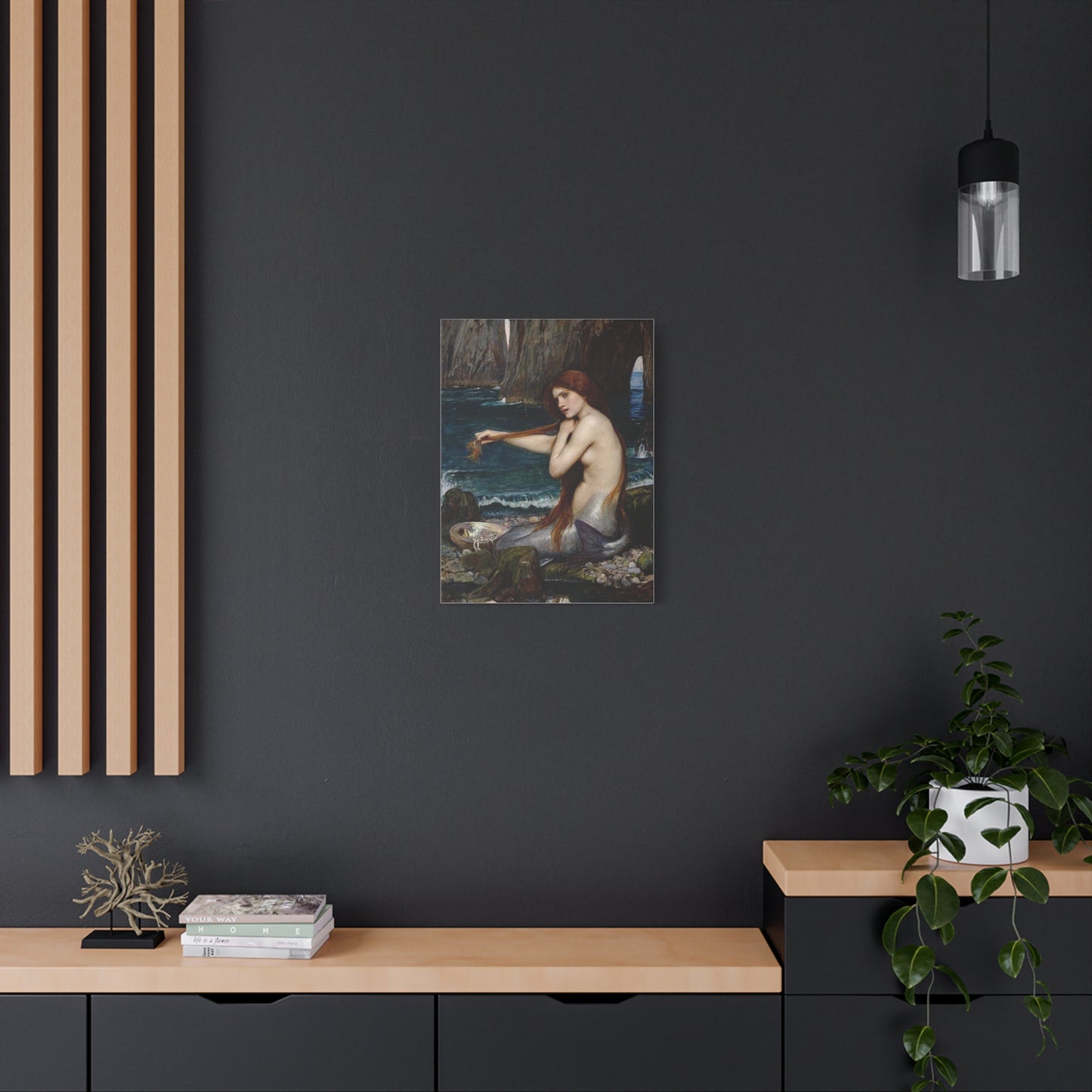 John Waterhouse's Mermaid Matte Canvas Print