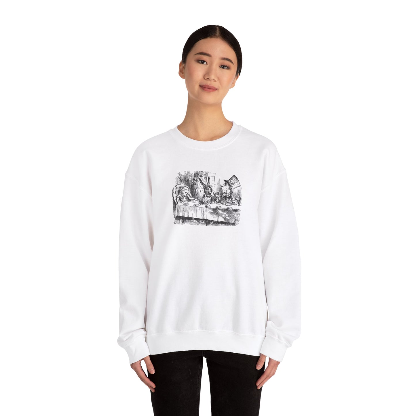 Mad Tea Party, Alice in Wonderland Crewneck Sweatshirt