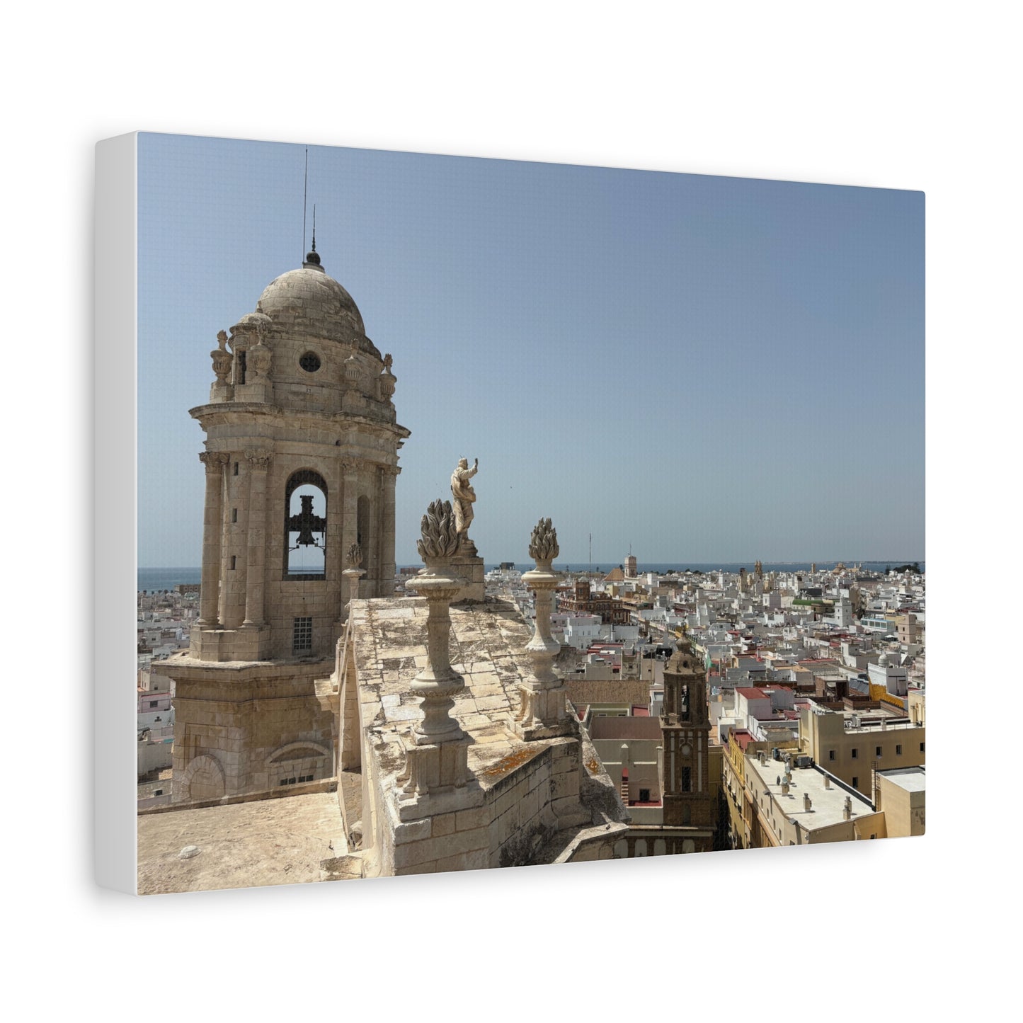 Cádiz Skyline in Andalusia, Spain Matte Canvas Print