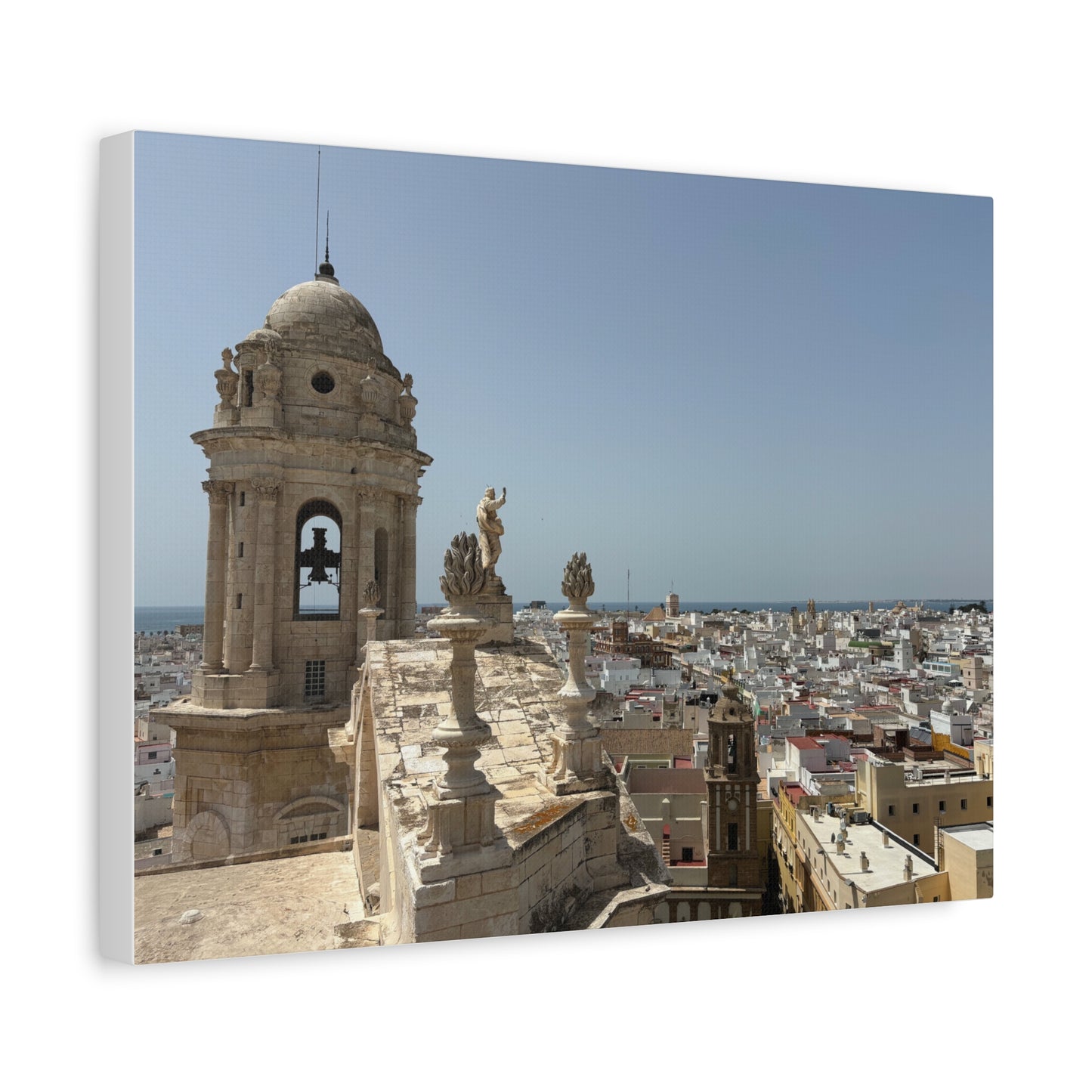 Cádiz Skyline in Andalusia, Spain Matte Canvas Print