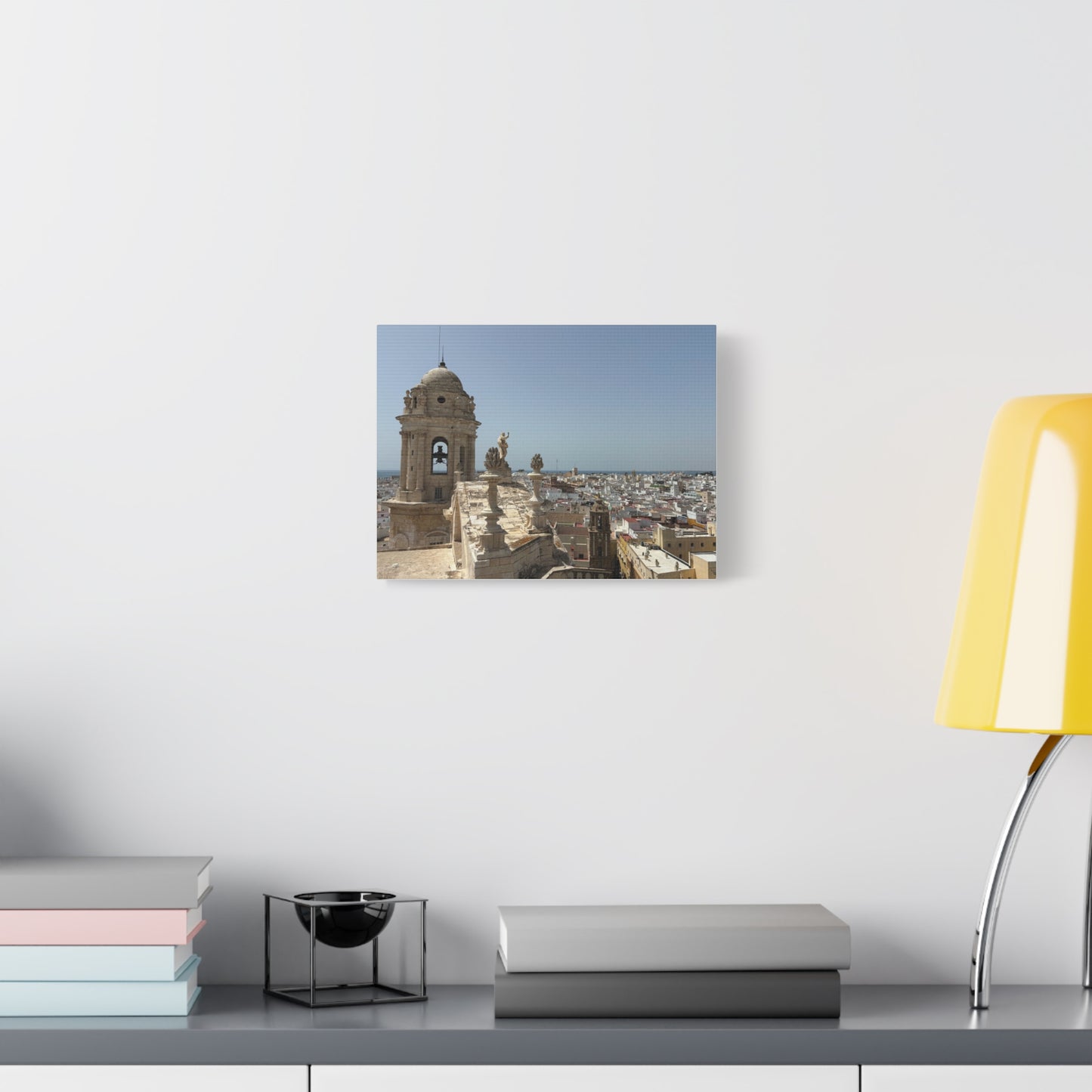 Cádiz Skyline in Andalusia, Spain Matte Canvas Print