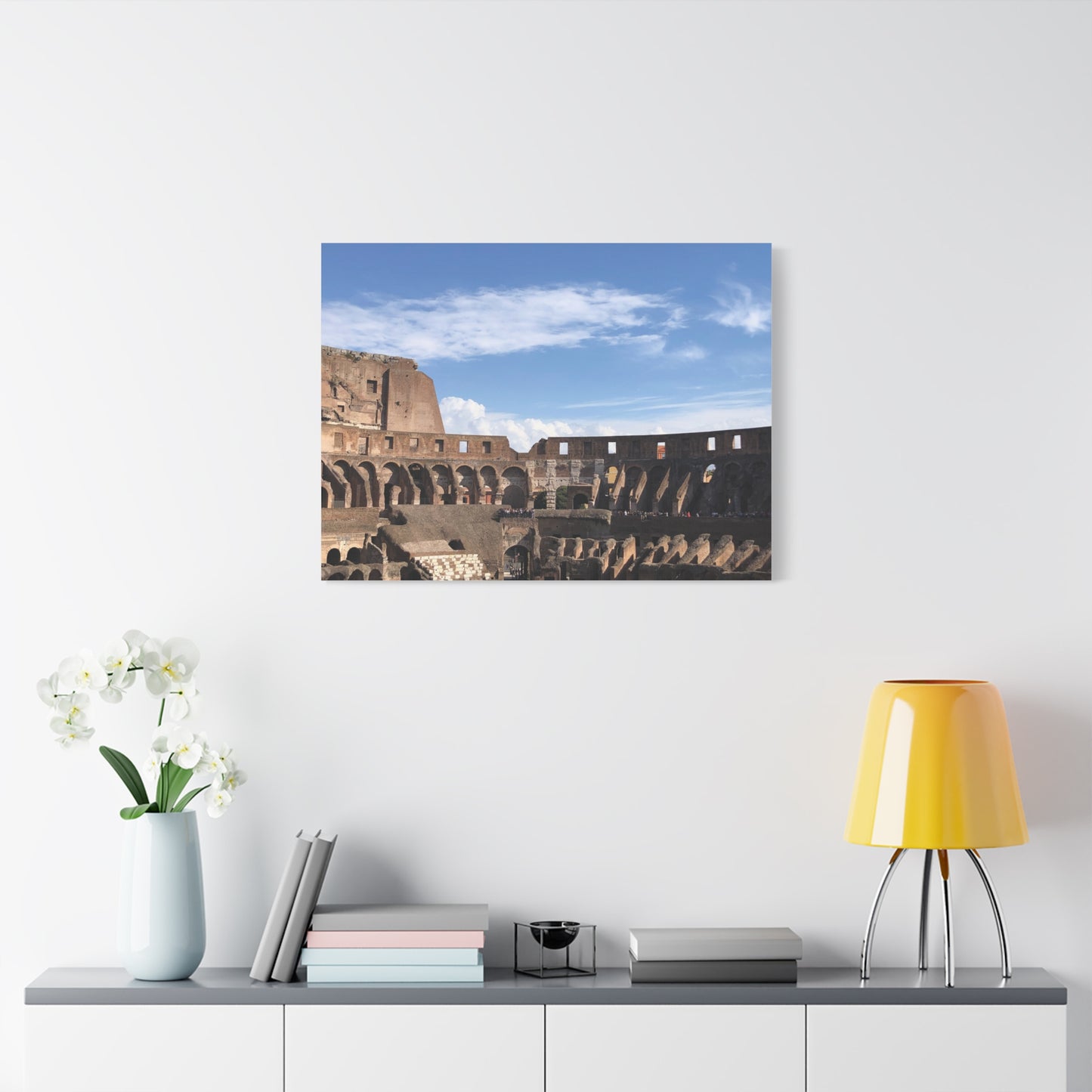 Colosseum in Rome, Italy Matte Canvas Print