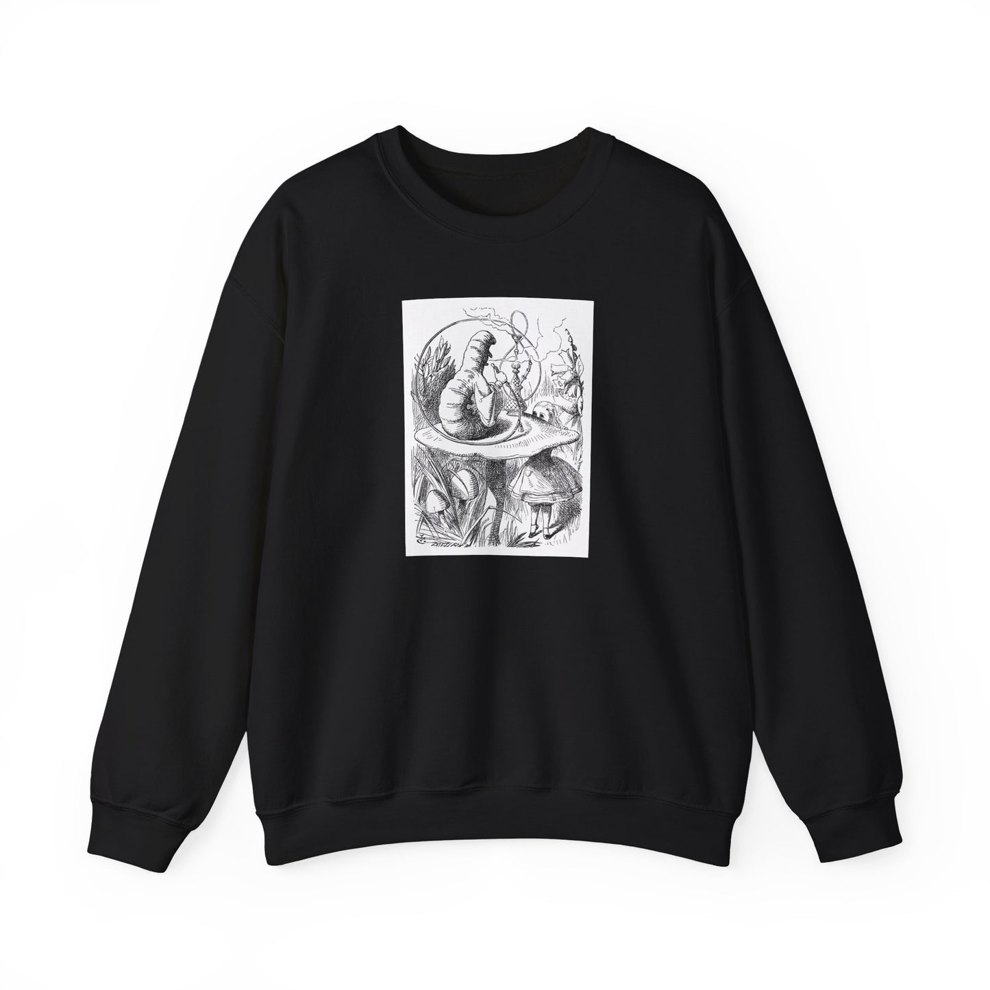 Alice and the Caterpillar, Alice in Wonderland Crewneck Sweatshirt