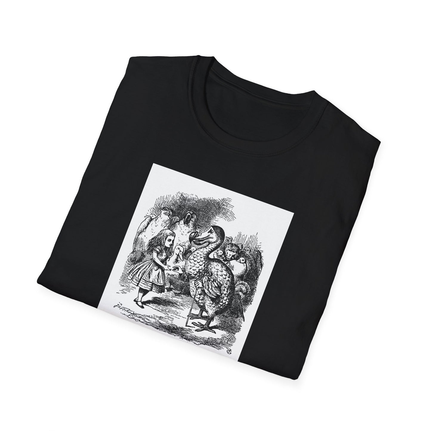 Alice and the Dodo, Alice in Wonderland Crewneck T-Shirt