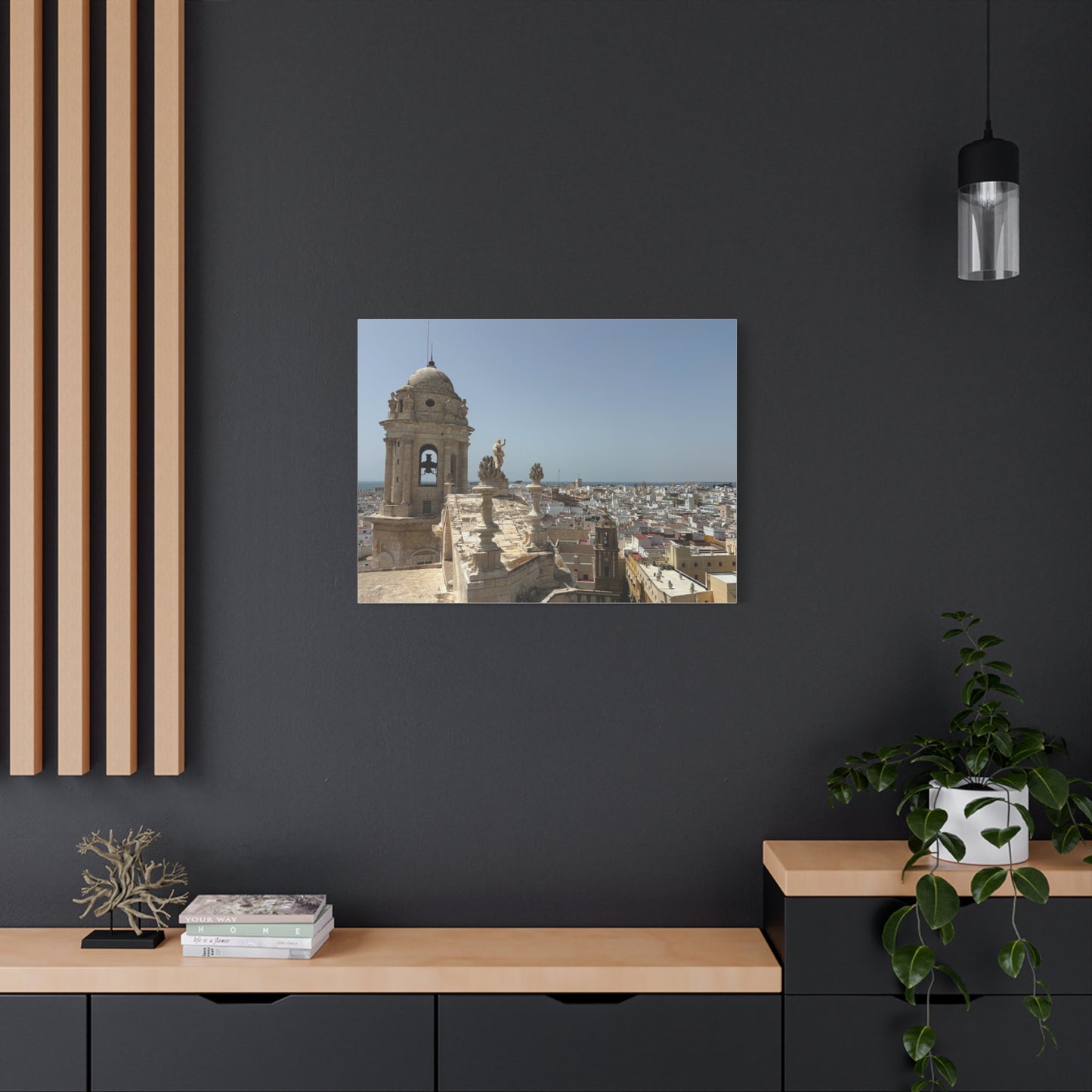 Cádiz Skyline in Andalusia, Spain Matte Canvas Print