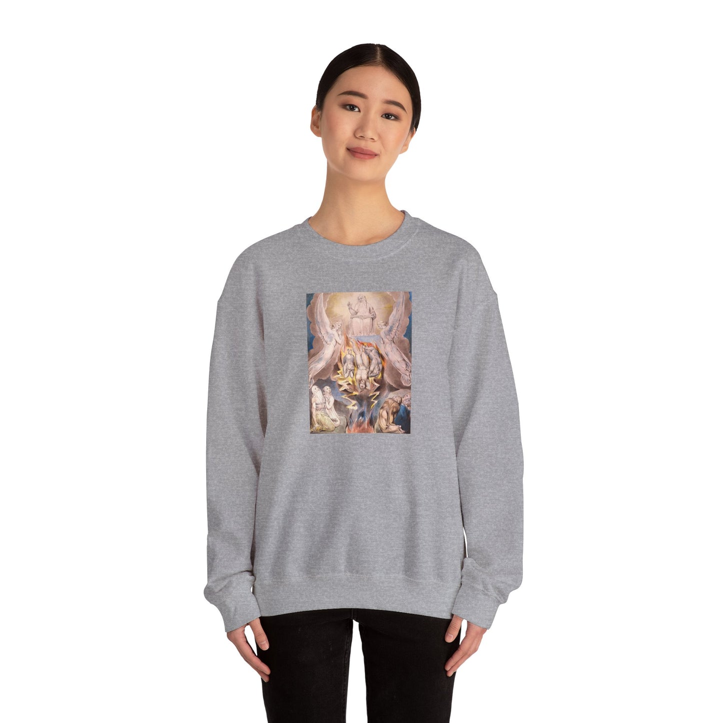 William Blake's The Fall of Satan Crewneck Sweatshirt