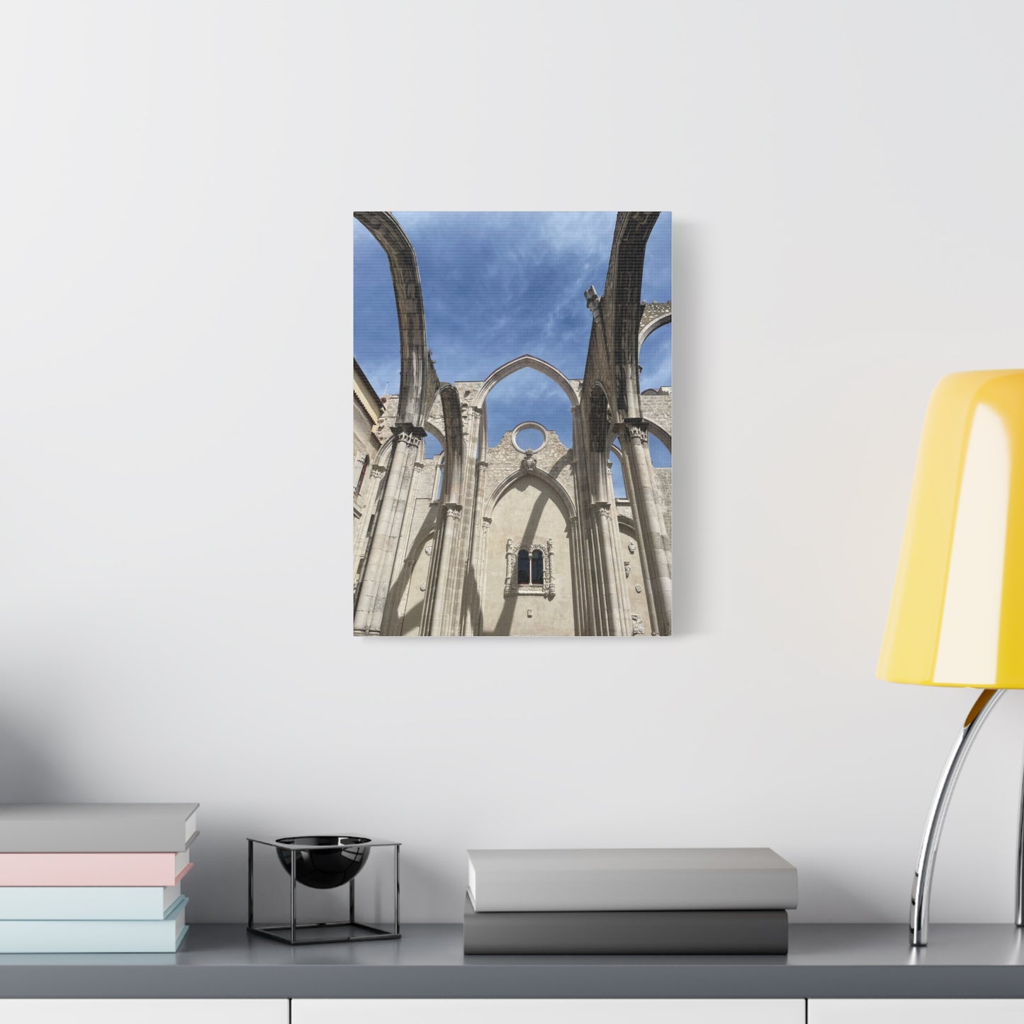 Carmo Convent in Lisbon, Portugal Matte Canvas Print