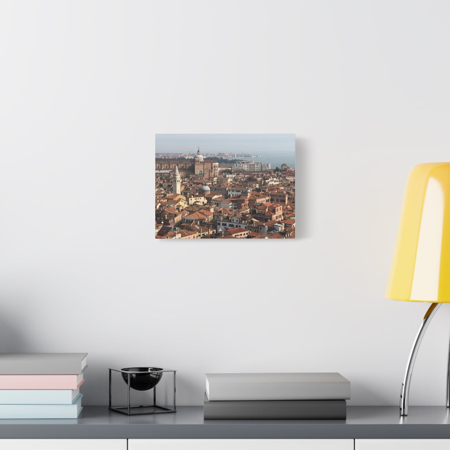 Venetian Cityscape Matte Canvas Print