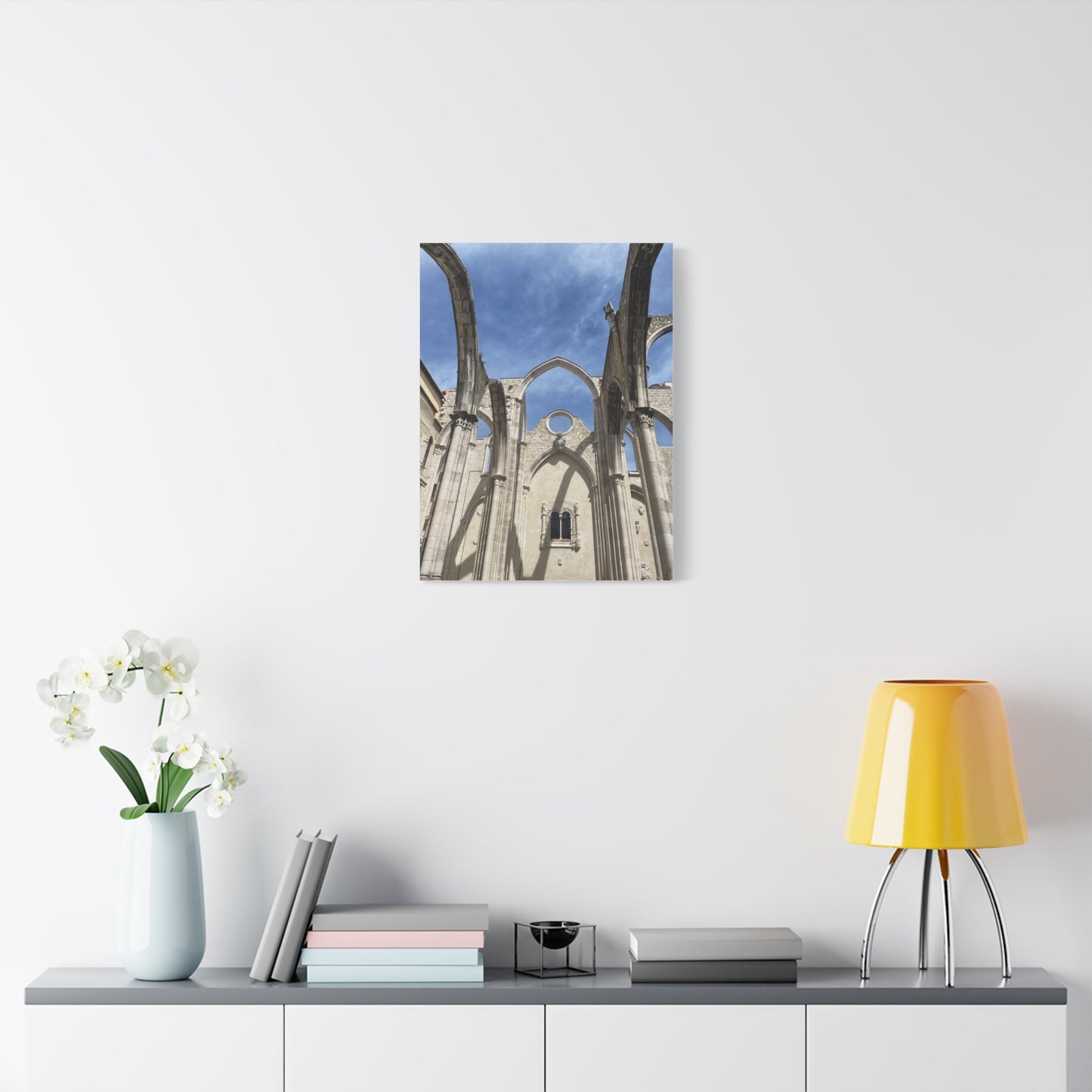 Carmo Convent in Lisbon, Portugal Matte Canvas Print