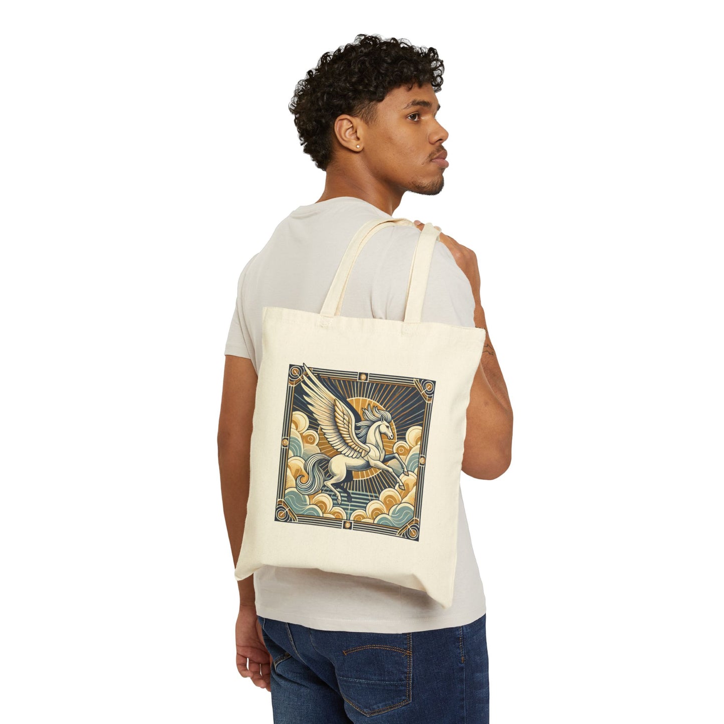 Pegasus Canvas Tote Bag