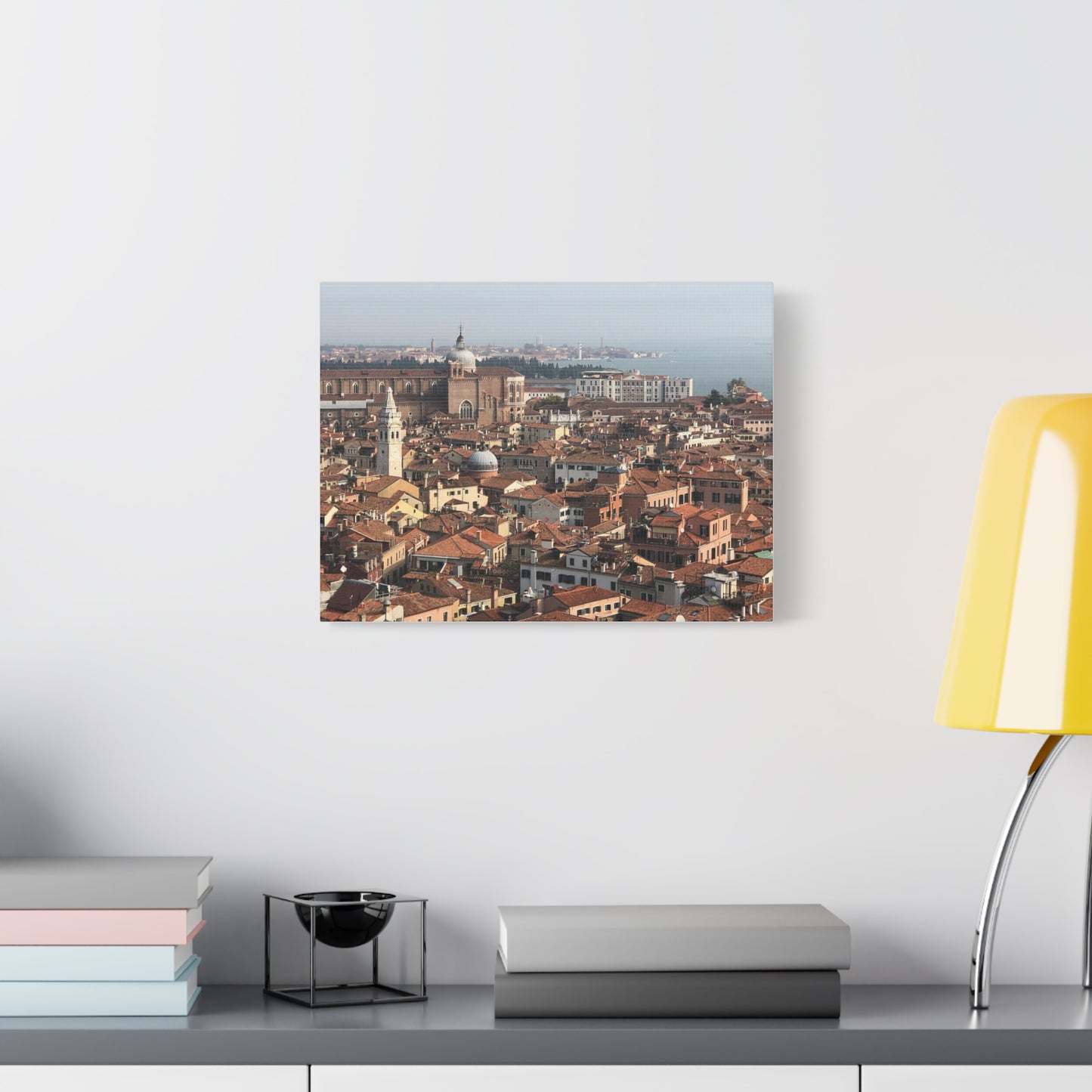 Venetian Cityscape Matte Canvas Print