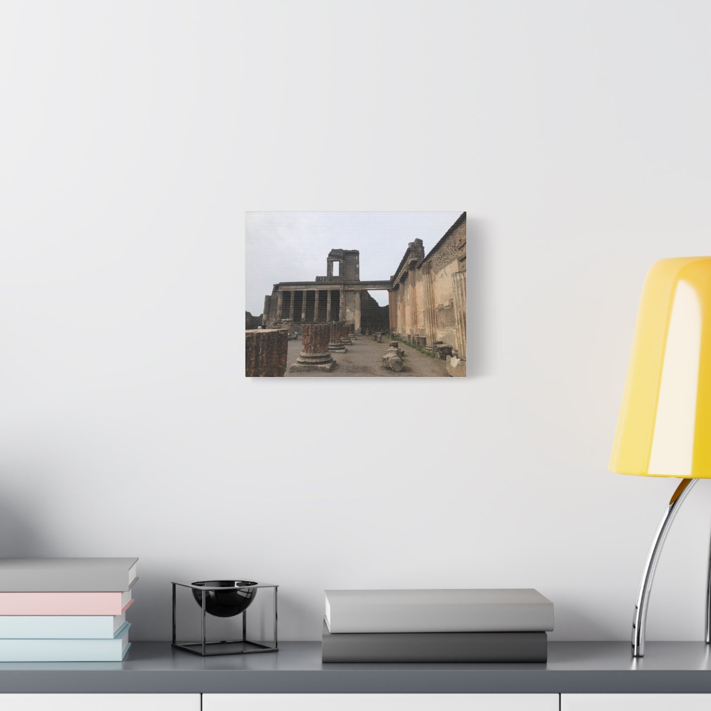 Ruins of Pompeii Matte Canvas Print