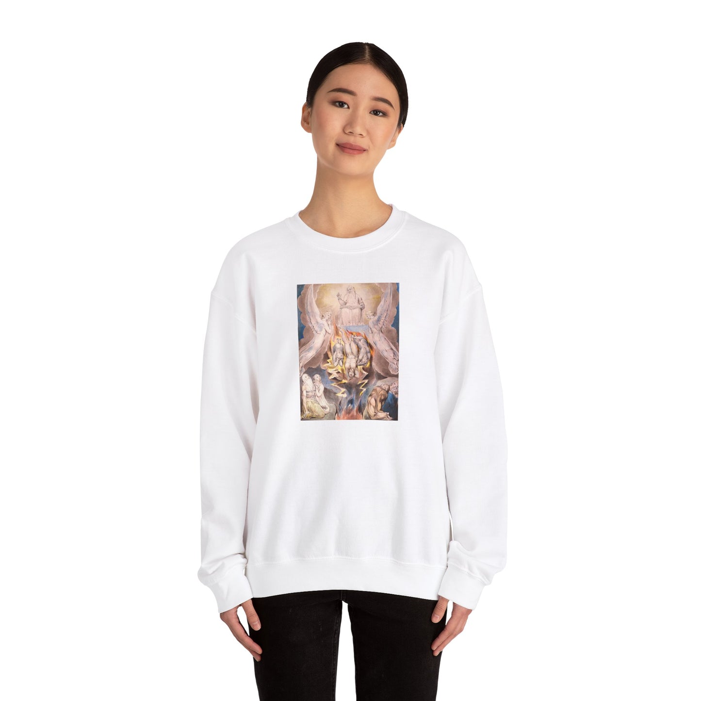 William Blake's The Fall of Satan Crewneck Sweatshirt