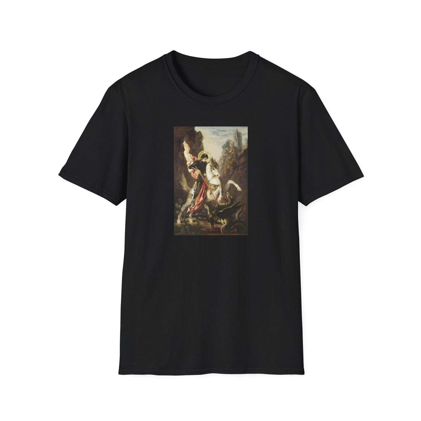 Gustave Moreau's Saint George Slaying the Dragon Crewneck T-Shirt