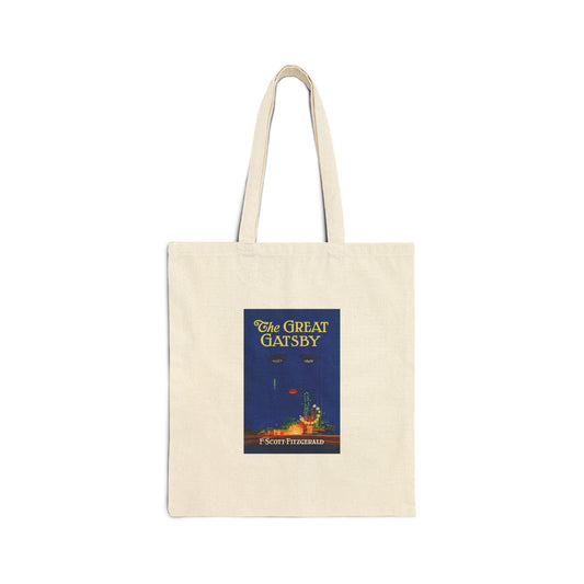 The Great Gatsby Classic Book Cover Tote Bag, Literary Bag, Classic Literature, Book Lover Bag