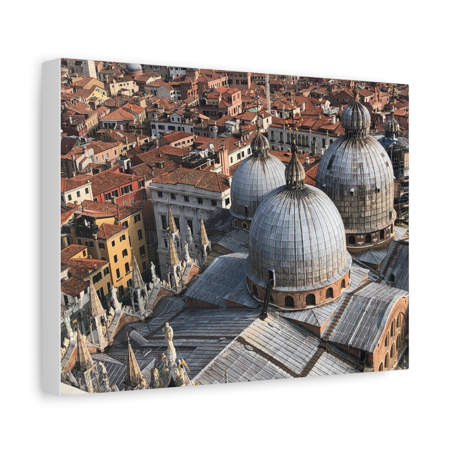 Domes of Saint Mark's Cathedral in Venice, Italy Matte Canvas Print