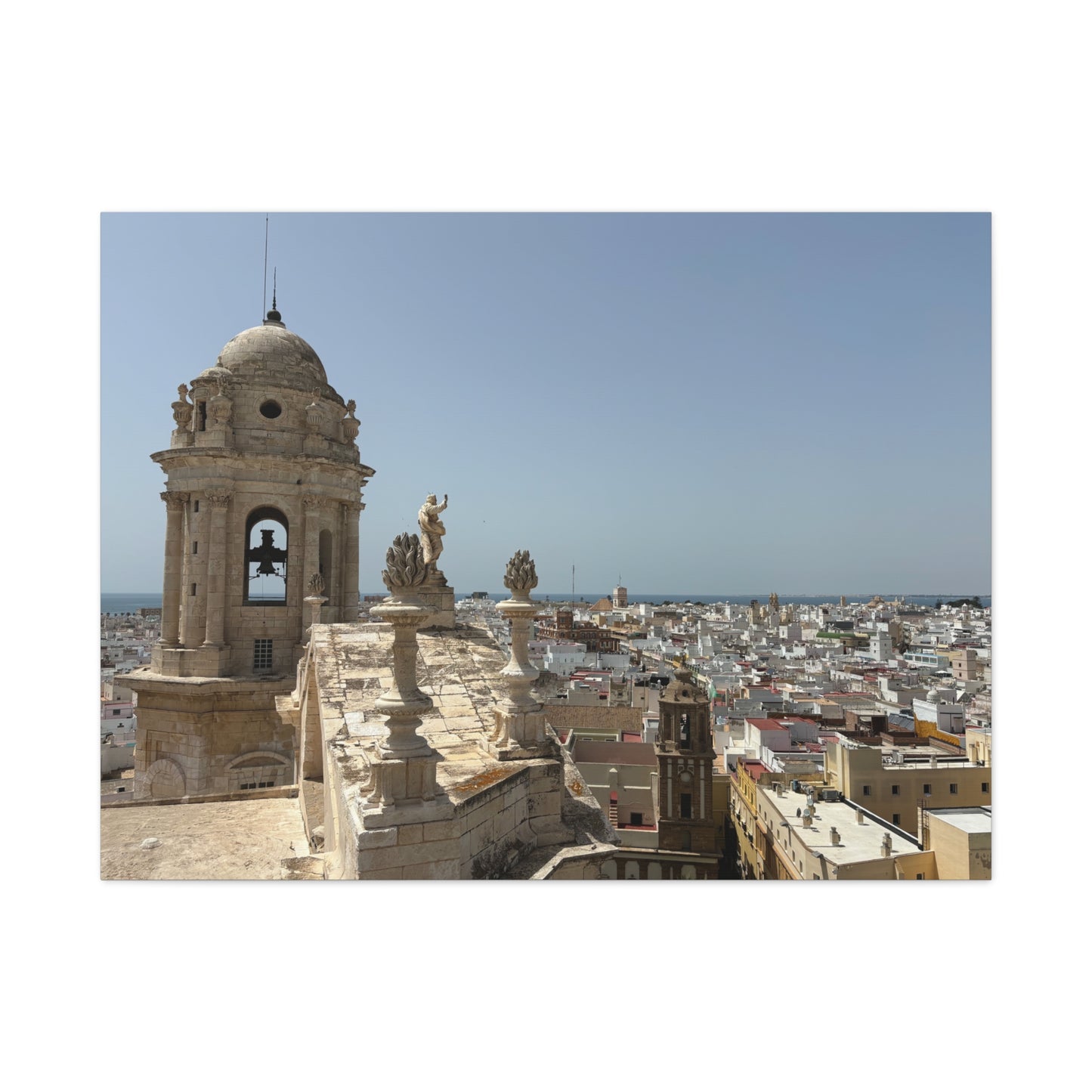 Cádiz Skyline in Andalusia, Spain Matte Canvas Print