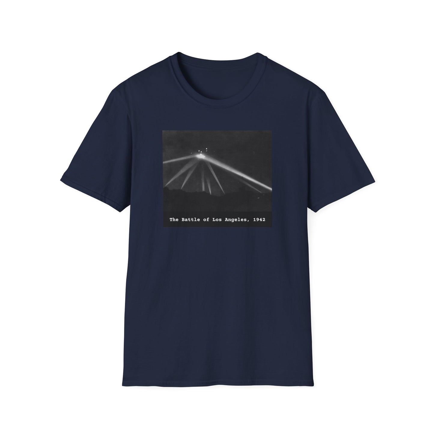 The Battle of Los Angeles 1942 - UFO Encounter T-Shirt, Unidentified Flying Object Shirt, Spaceship, Government Mystery