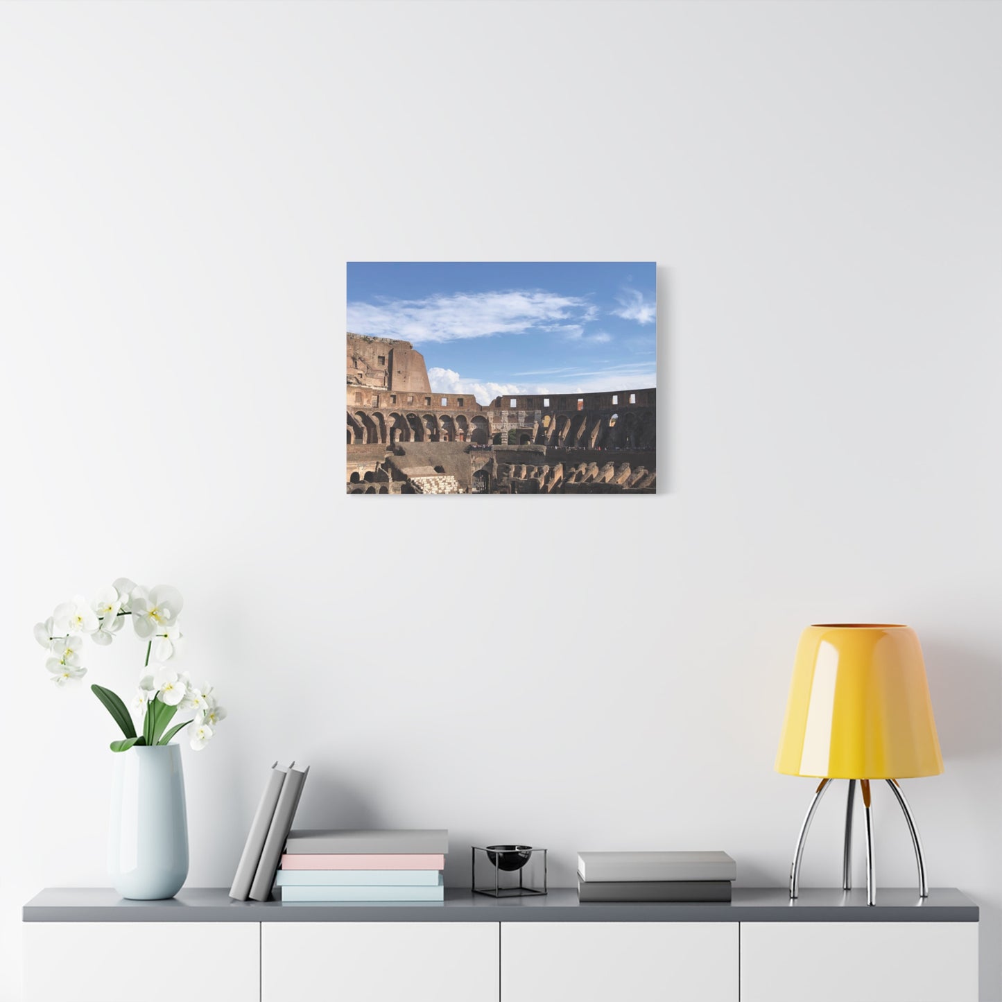 Colosseum in Rome, Italy Matte Canvas Print