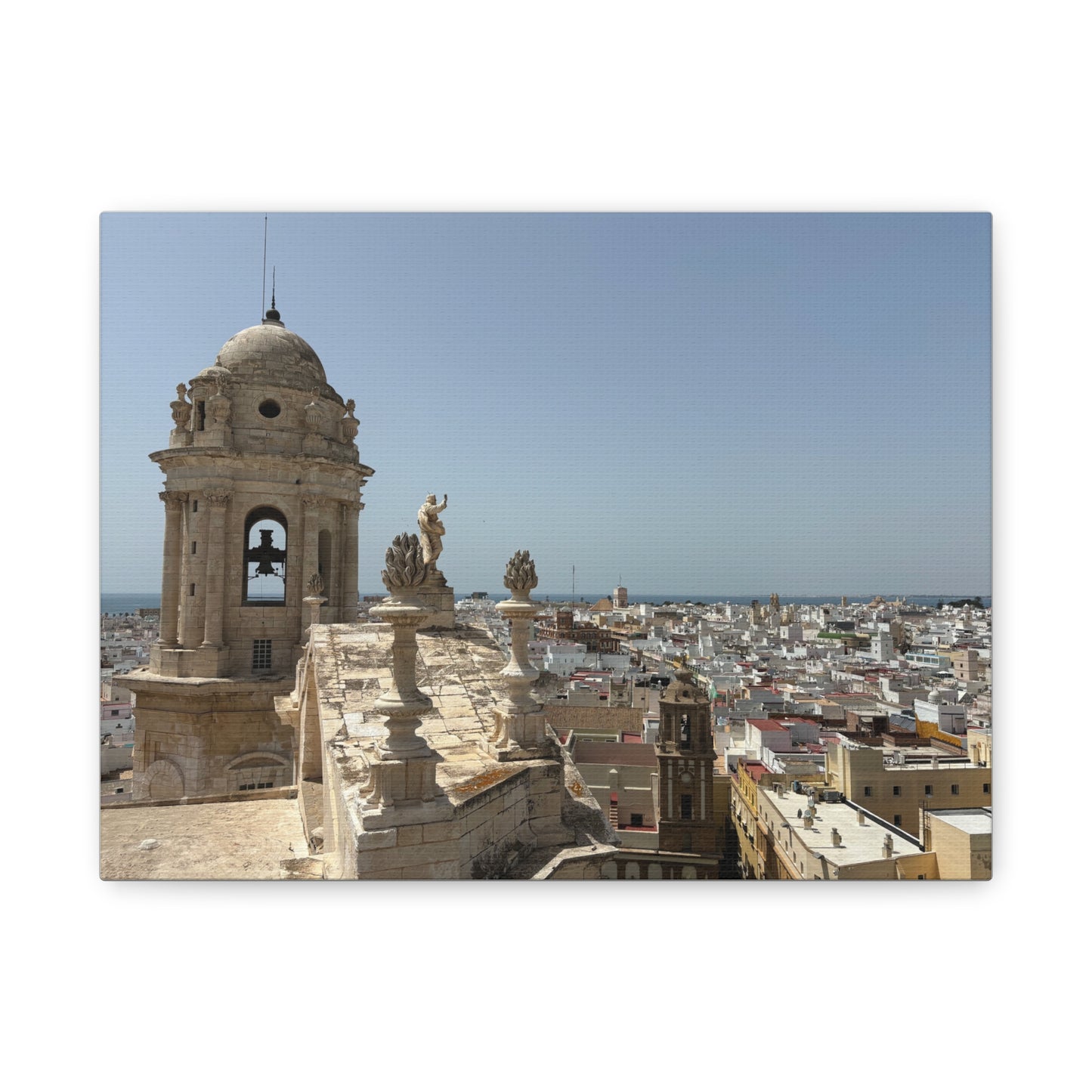 Cádiz Skyline in Andalusia, Spain Matte Canvas Print