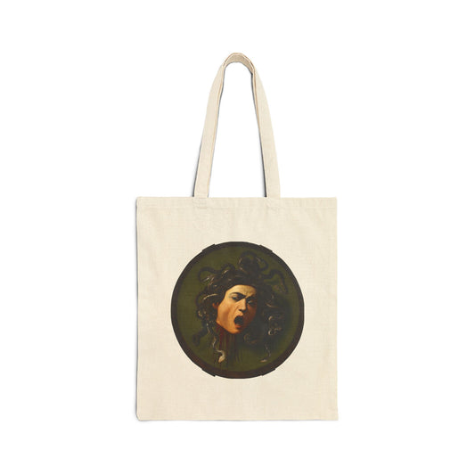 Caravaggio's Medusa Canvas Tote Bag