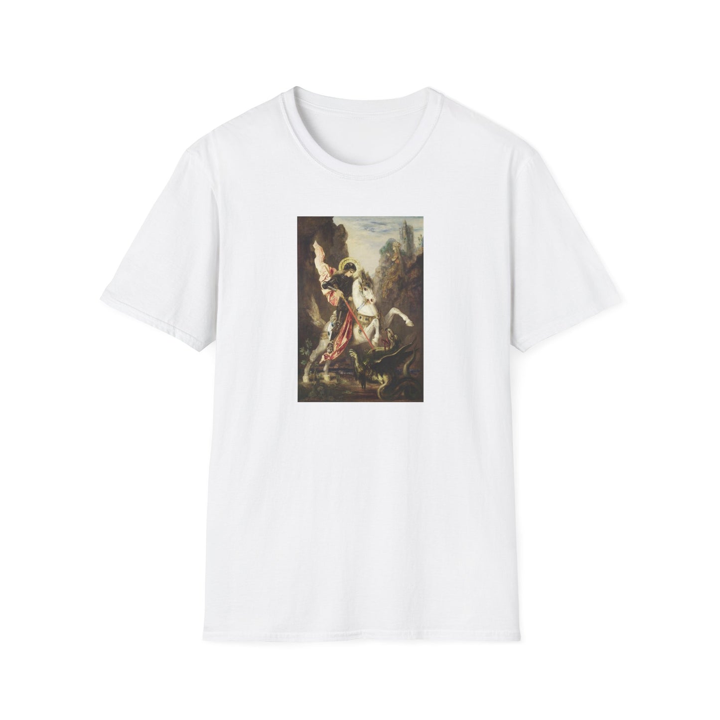 Gustave Moreau's Saint George Slaying the Dragon Crewneck T-Shirt