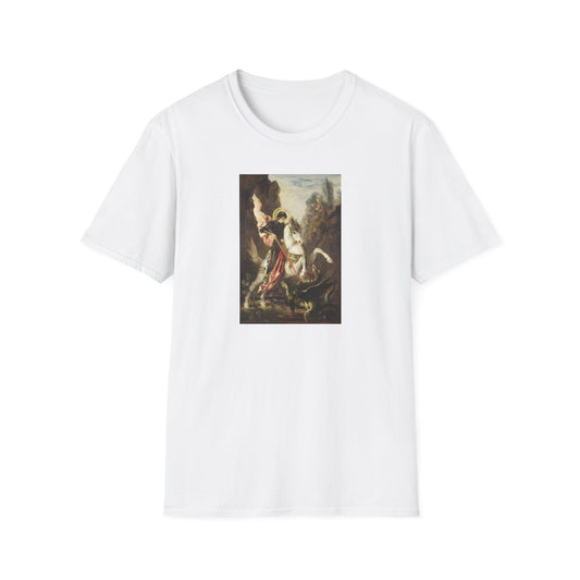 Gustave Moreau's Saint George Slaying the Dragon Crewneck T-Shirt