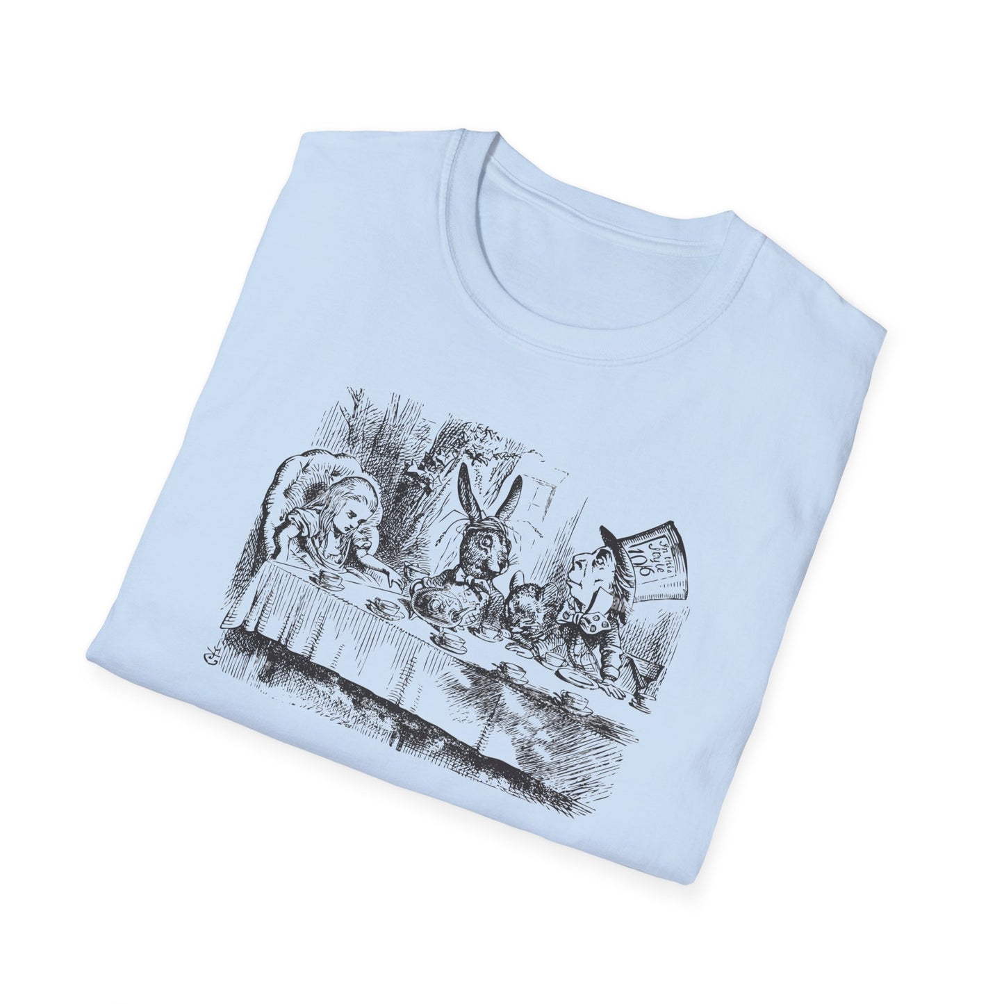 Mad Tea Party, Alice in Wonderland Crewneck T-Shirt