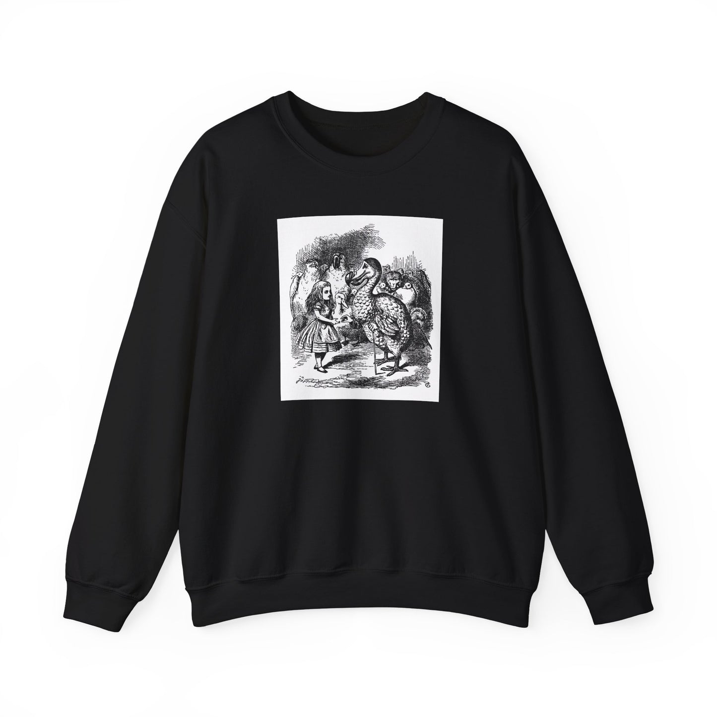 Alice and the Dodo, Alice in Wonderland Crewneck Sweatshirt