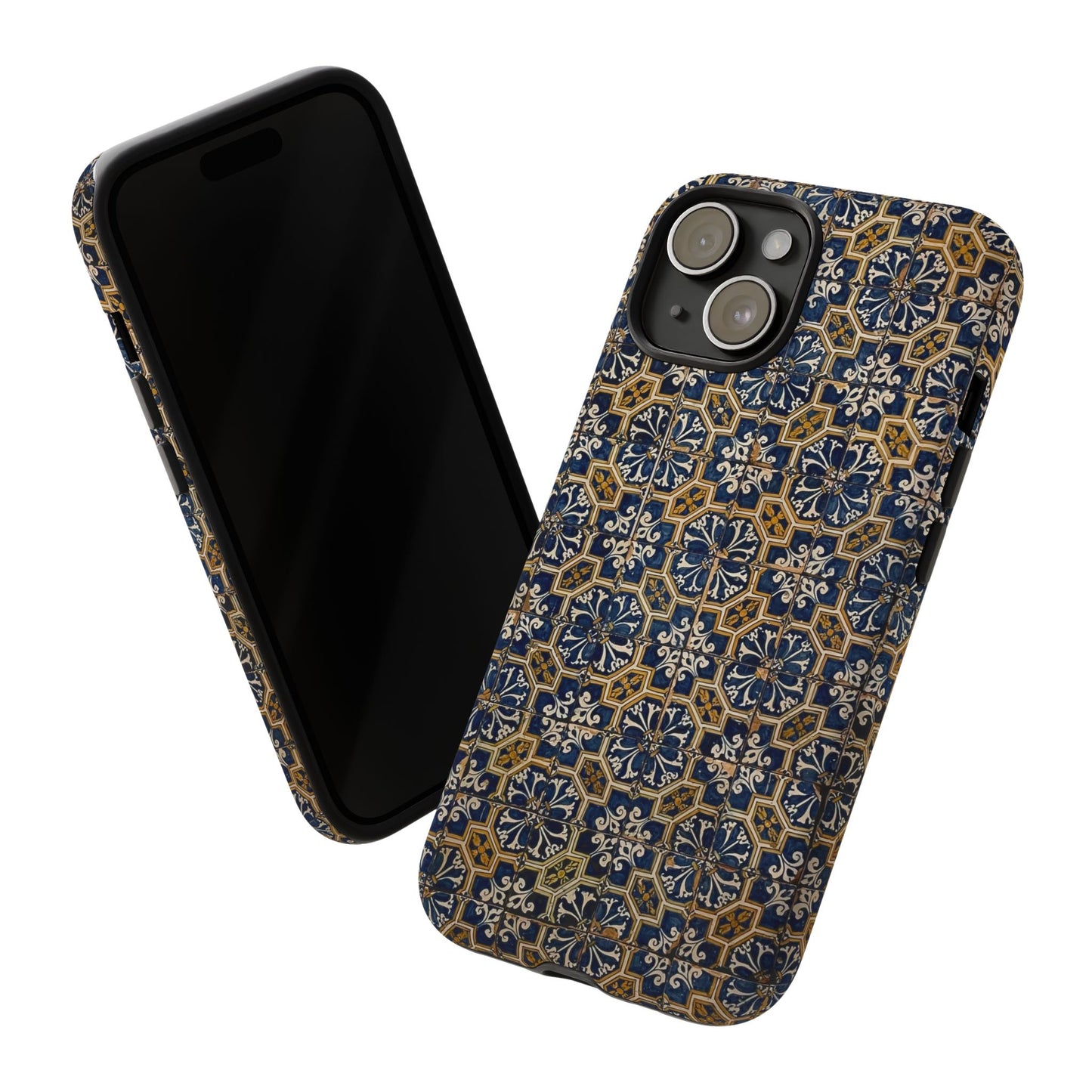 Portuguese Blue and Yellow Azulejo iPhone Case