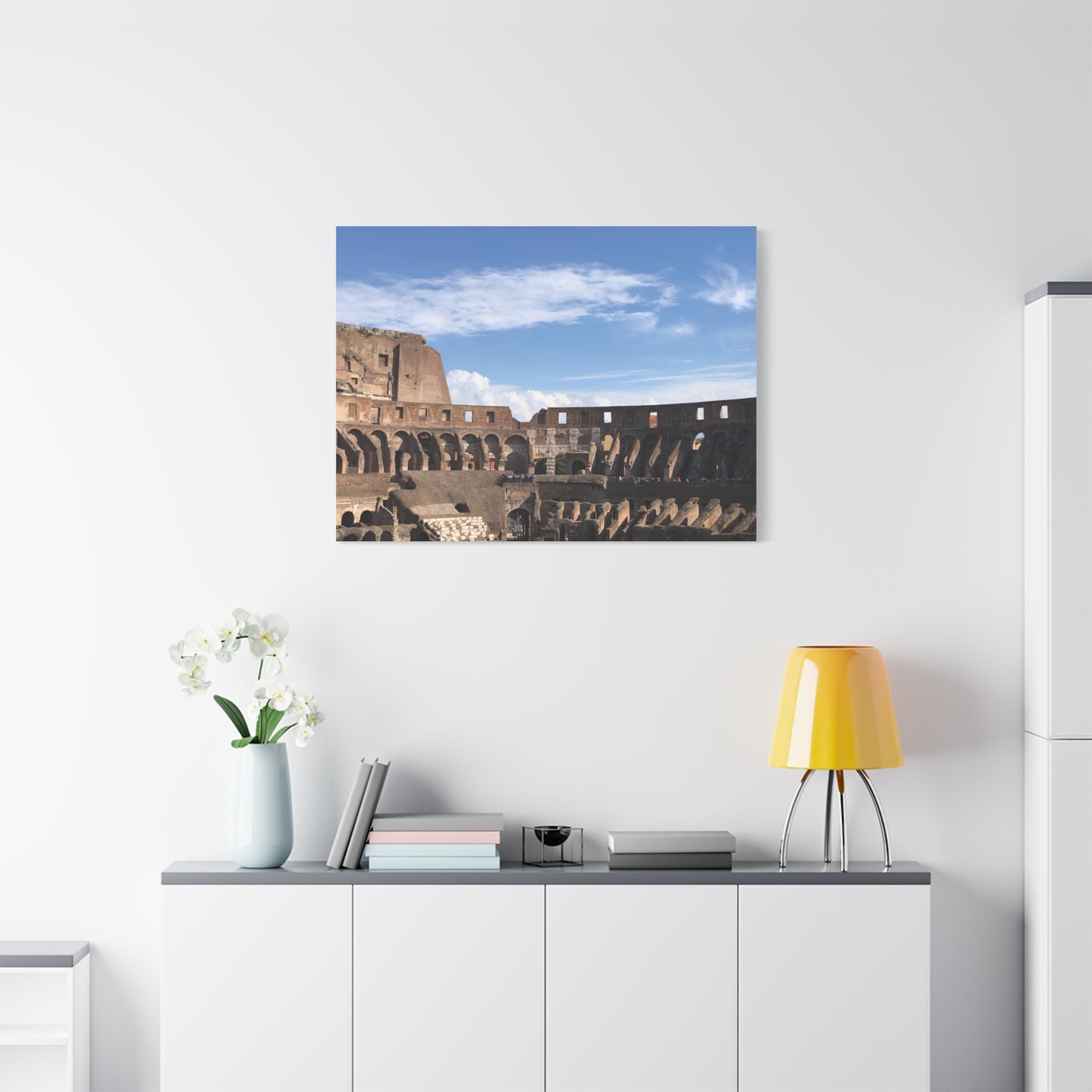 Colosseum in Rome, Italy Matte Canvas Print