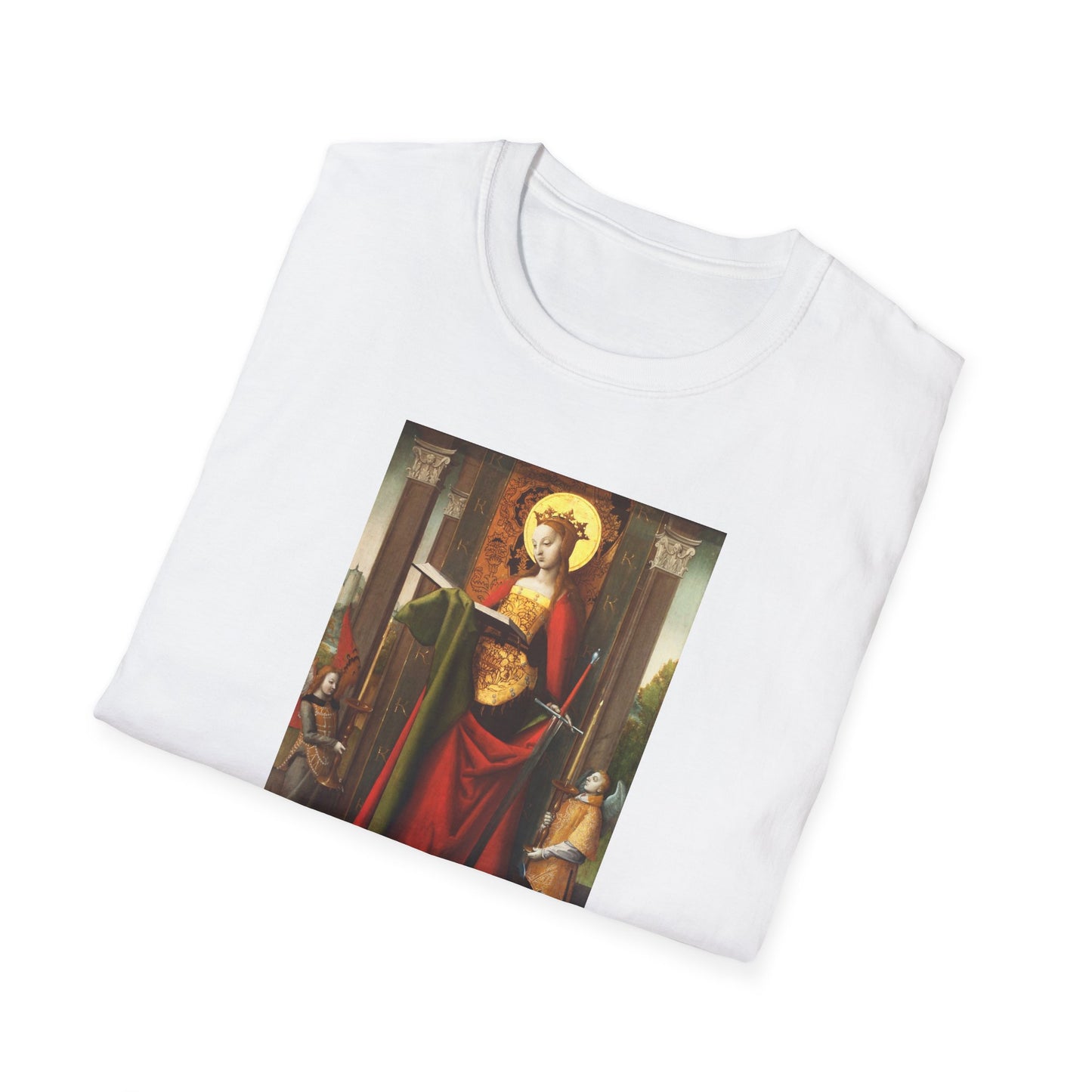 Claude Guinet's Saint Catherine of Alexandria Crewneck T-Shirt