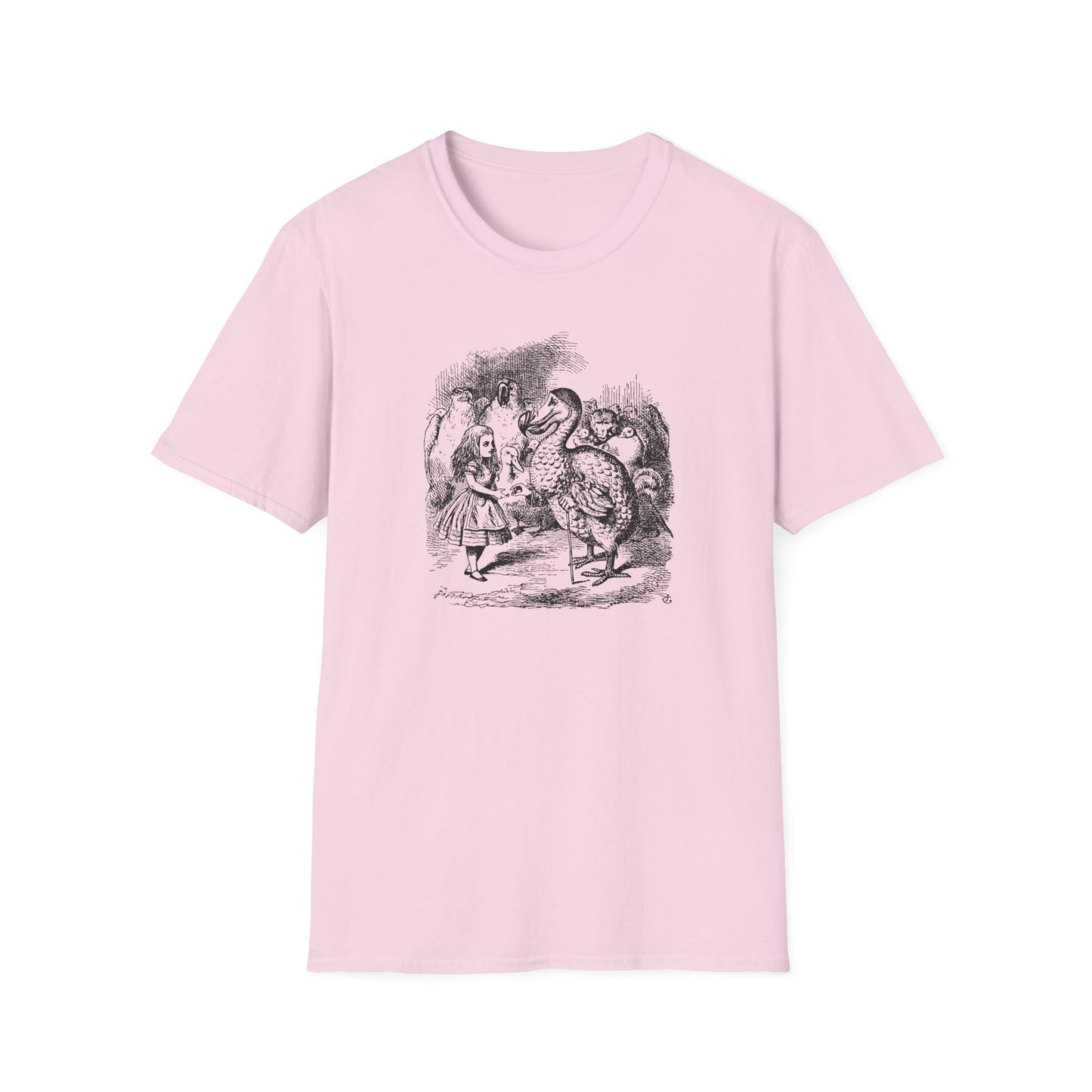 Alice and the Dodo, Alice in Wonderland Crewneck T-Shirt