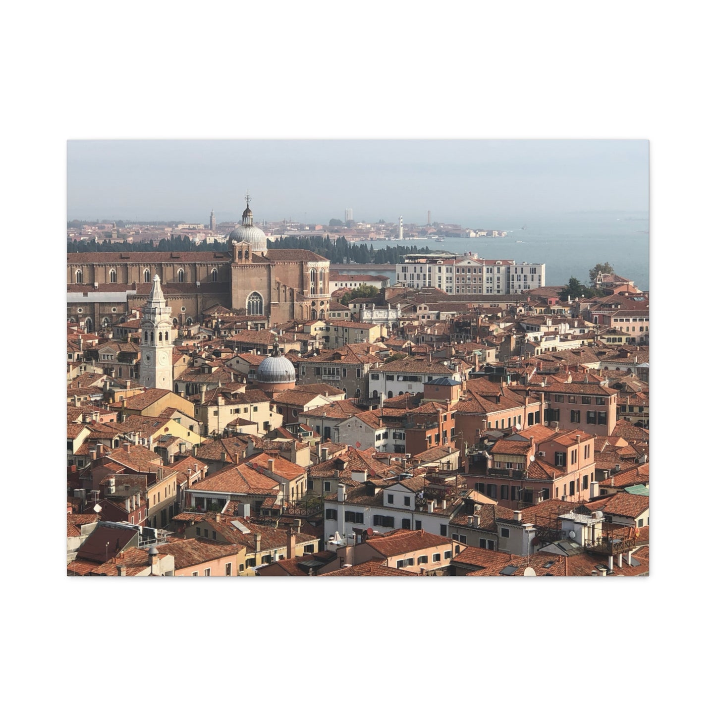 Venetian Cityscape Matte Canvas Print