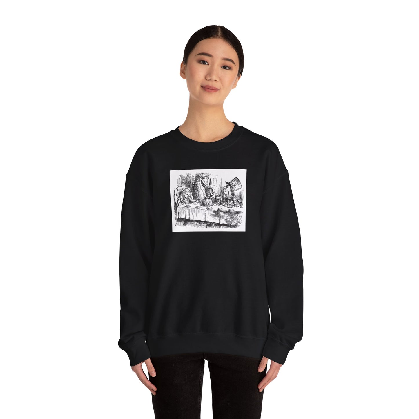 Mad Tea Party, Alice in Wonderland Crewneck Sweatshirt