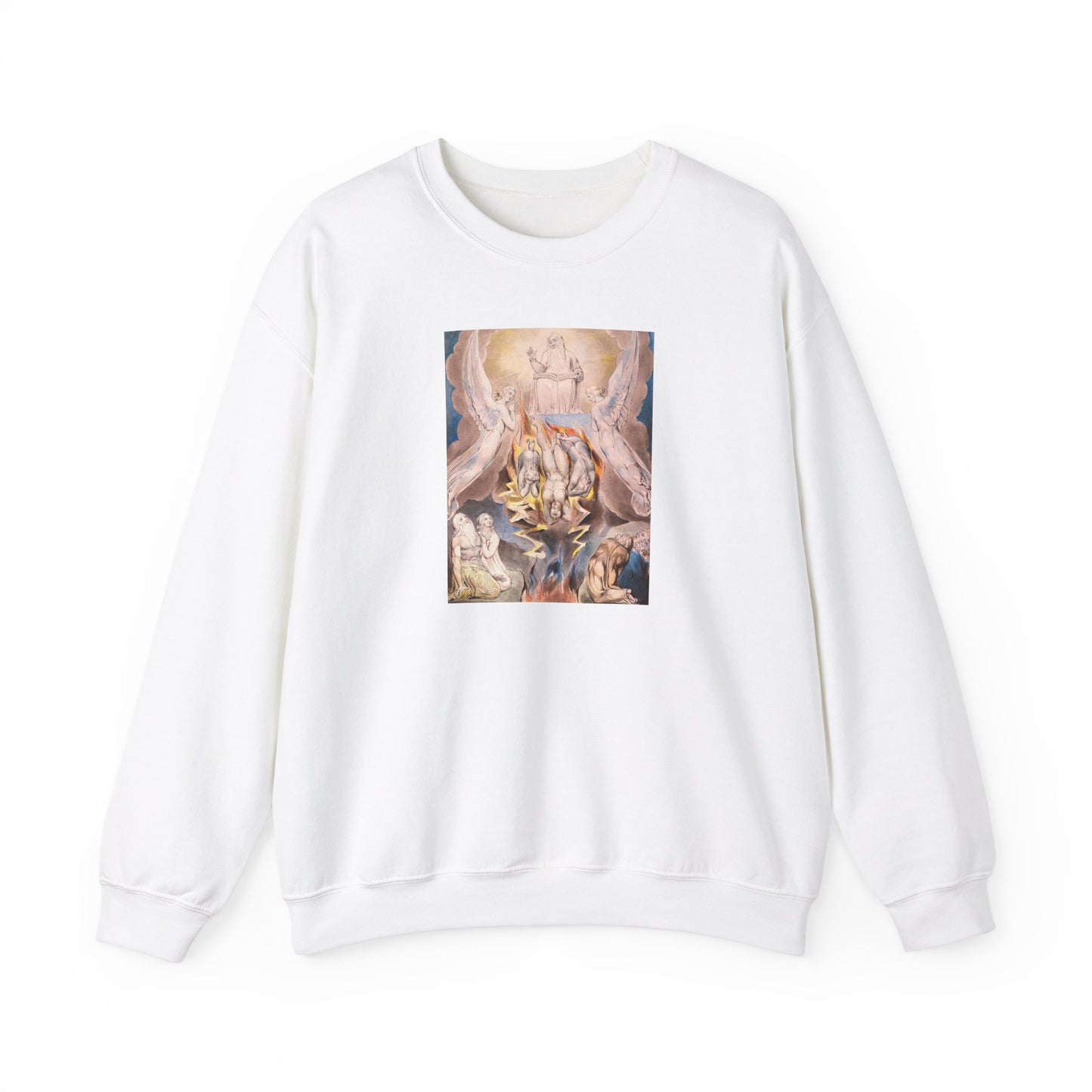 William Blake's The Fall of Satan Crewneck Sweatshirt