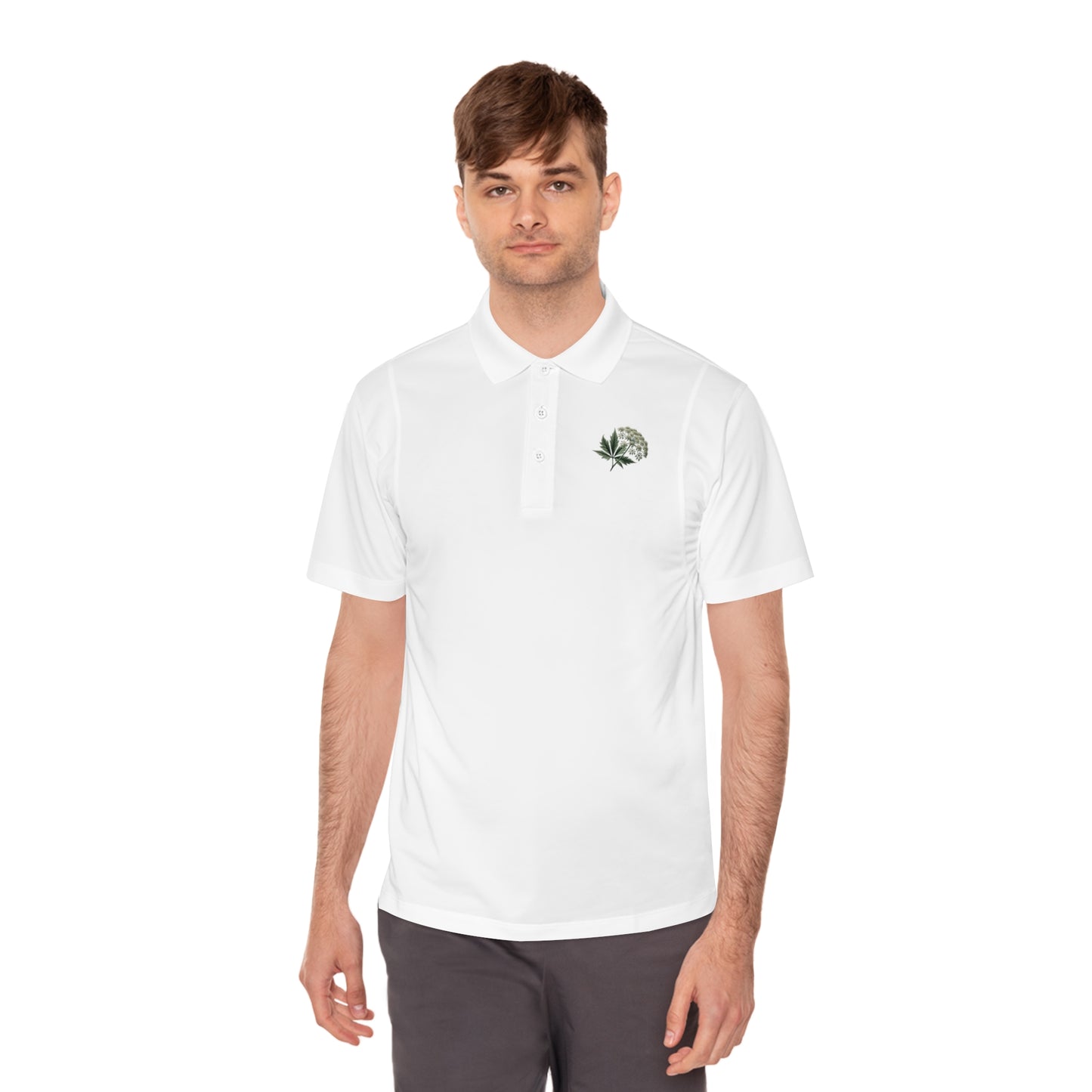 Poison Hemlock Men's Sport Polo Shirt