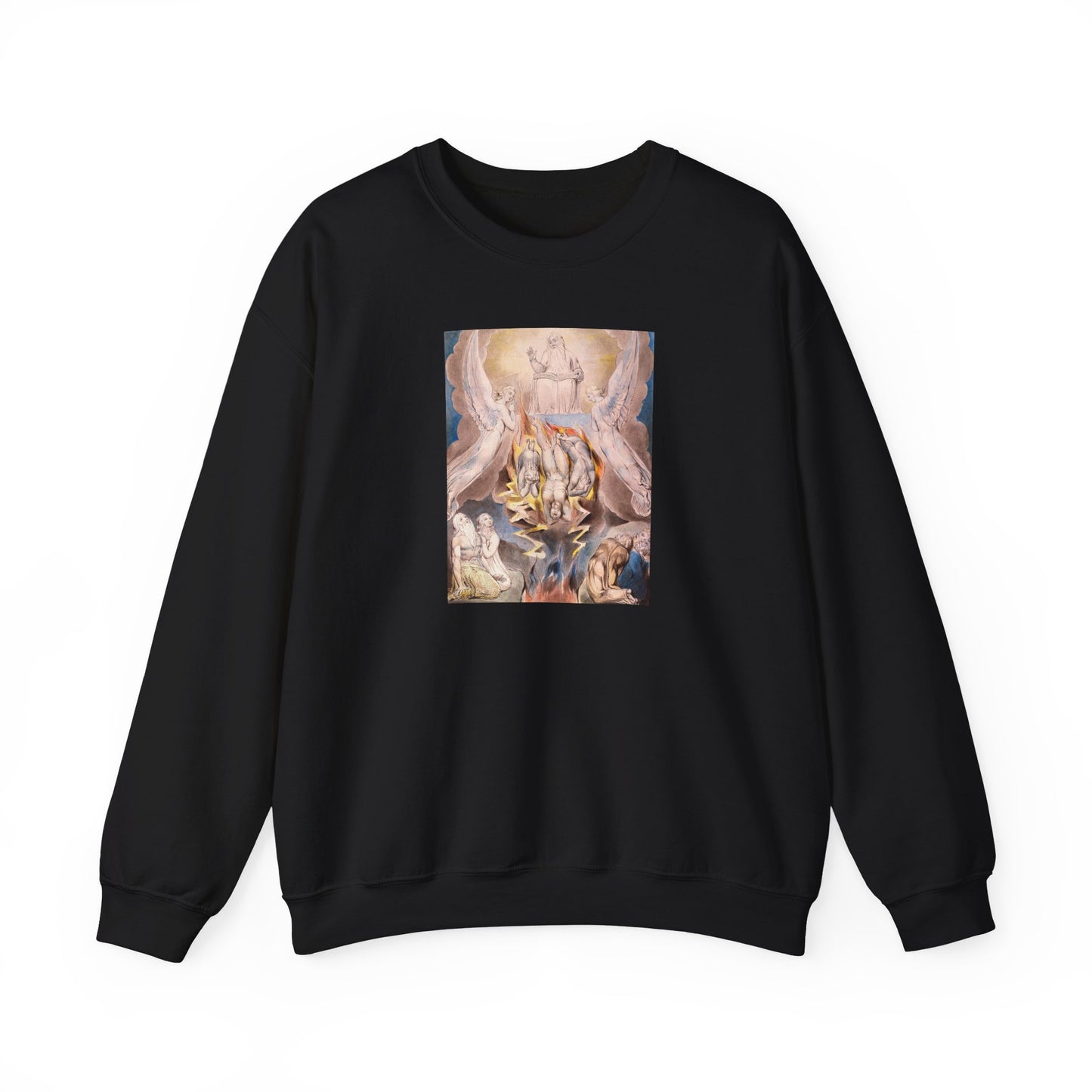 William Blake's The Fall of Satan Crewneck Sweatshirt